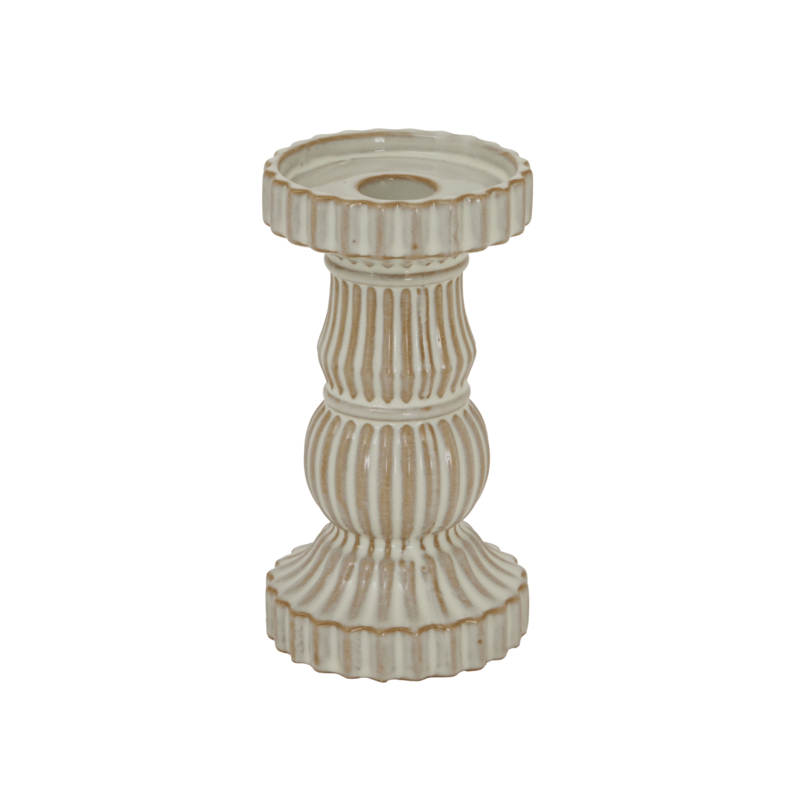 Alvo Ceramic Pillar Candle Holder