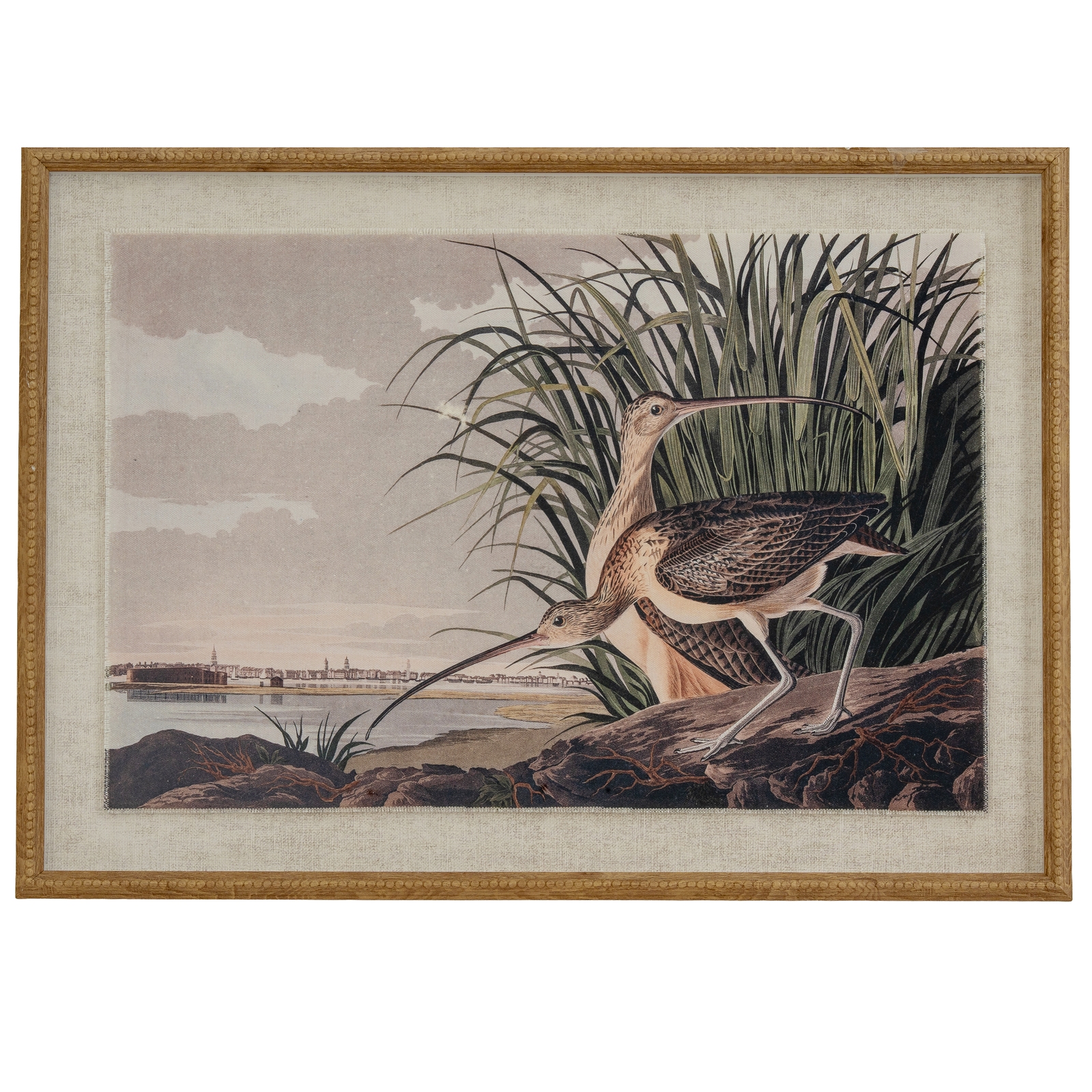 Flor Curlews Art In Beaded Frame