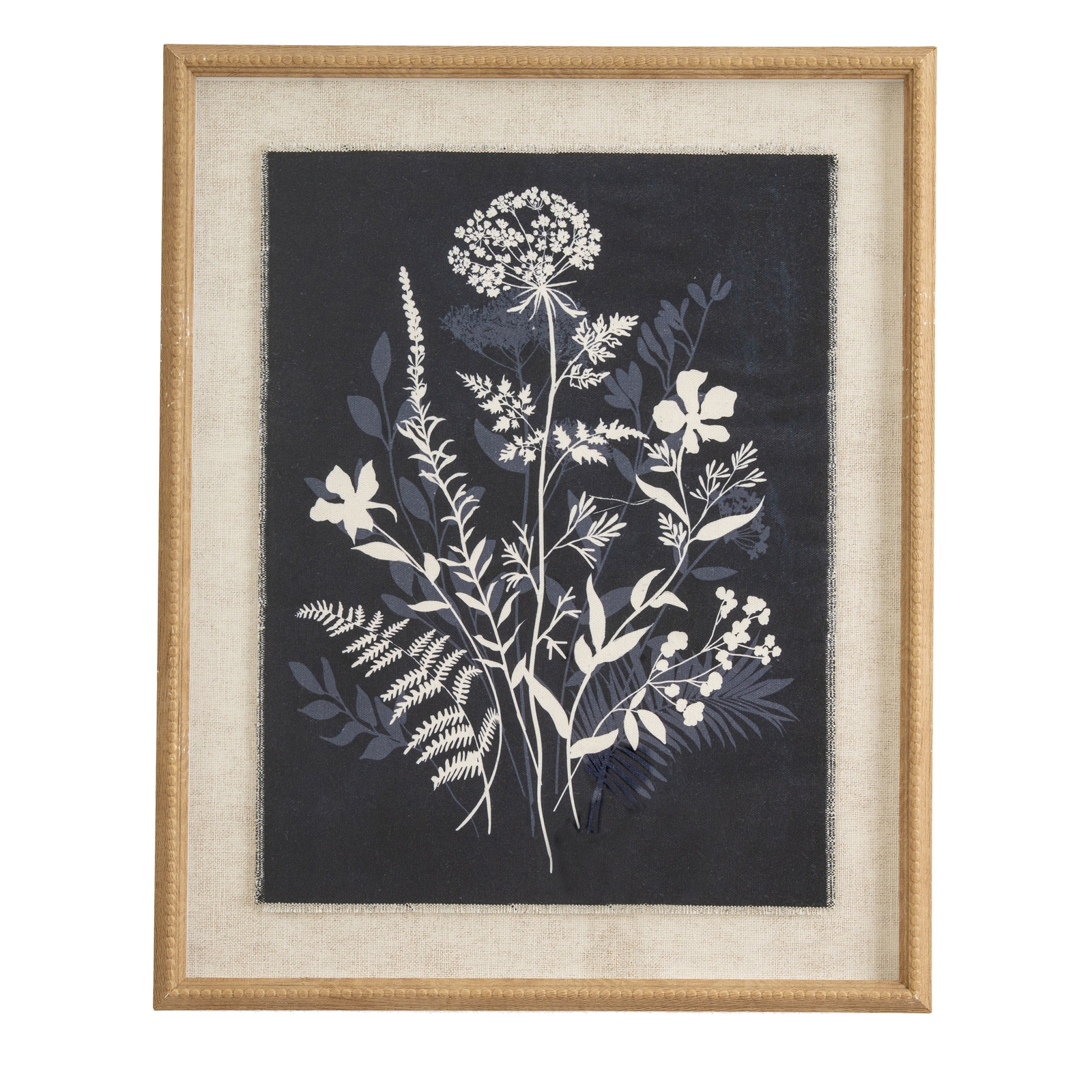Flor Meadow Art In Beaded Frame