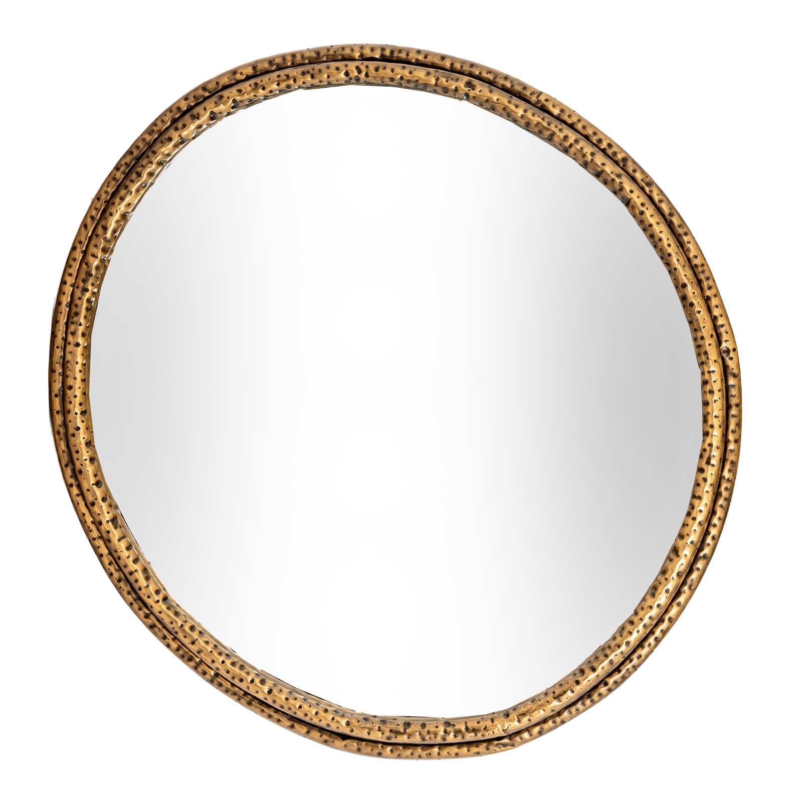 Nahla Mirror With Dimpled Frame - Large