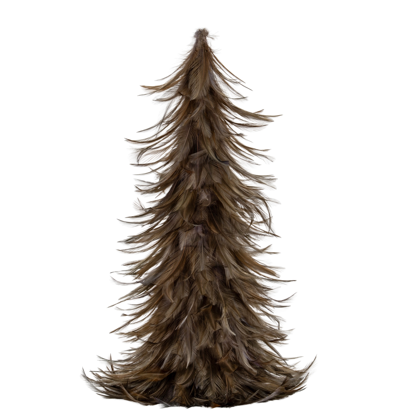 PLUME Small Fawn Feather Tree - Brown