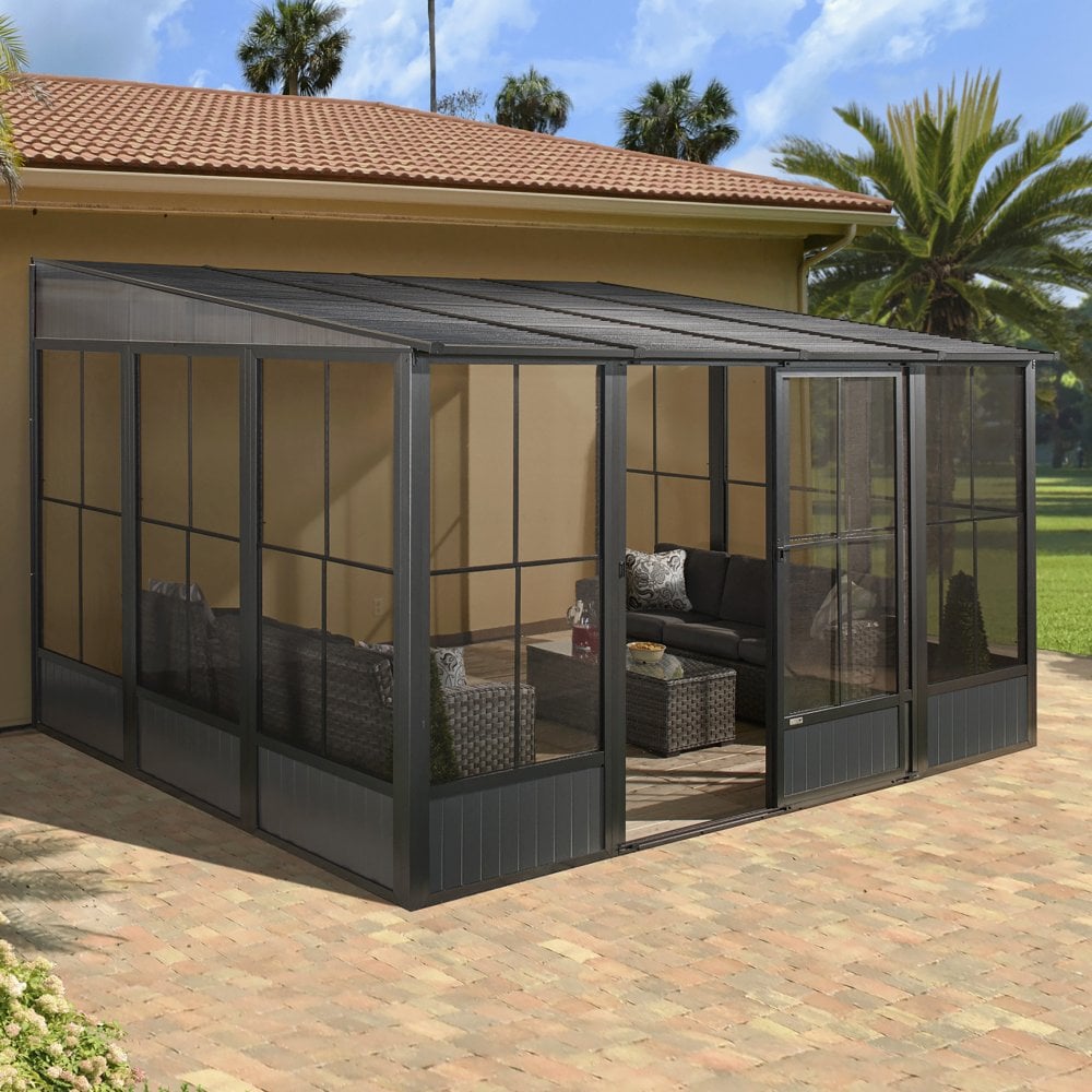 BRIXMONT Sojag Conservatory Aluminium Garden Gazebo - 3mx4m