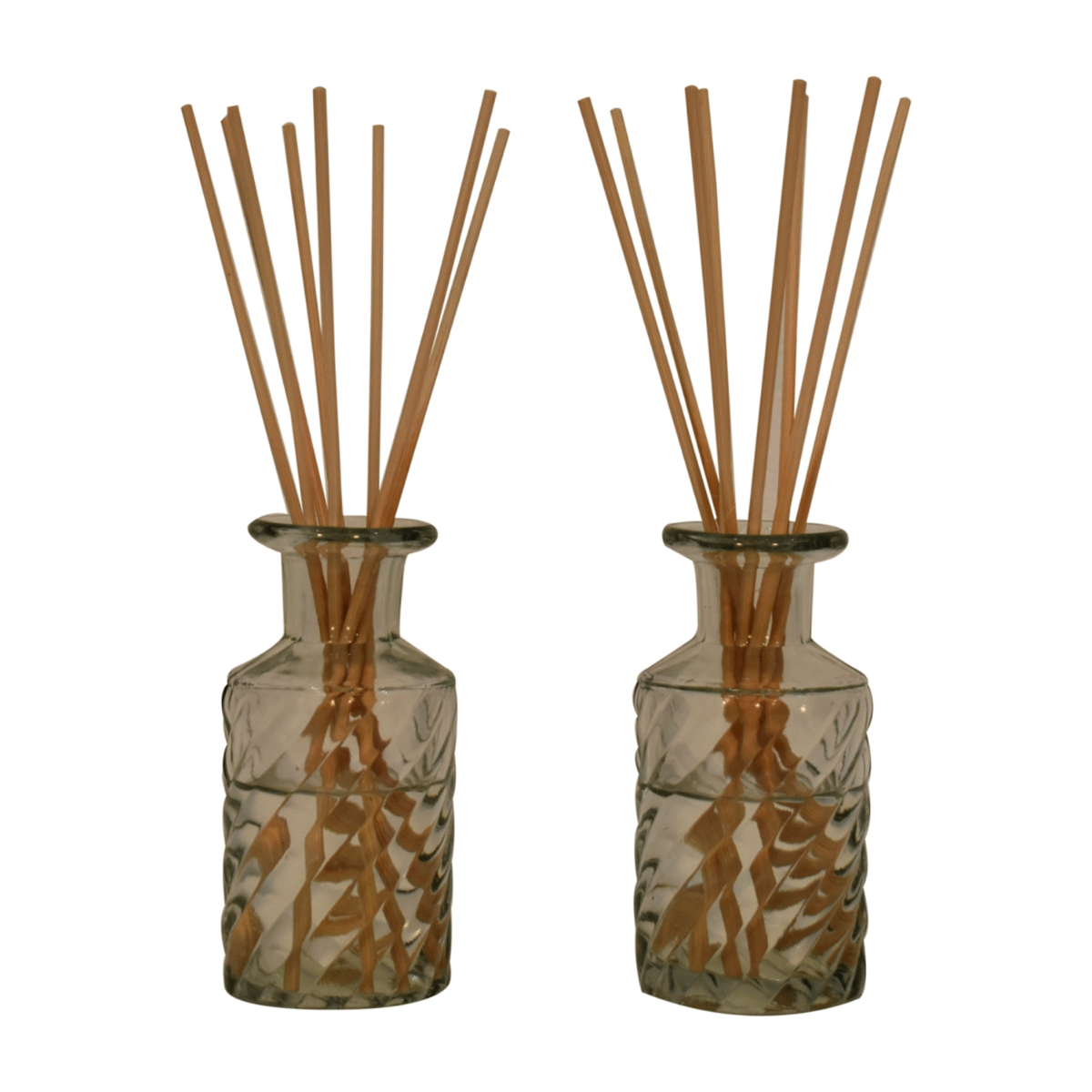 Scented Serenity Cut Glass Bottle Diffuser Set - Lavender and Oudh
