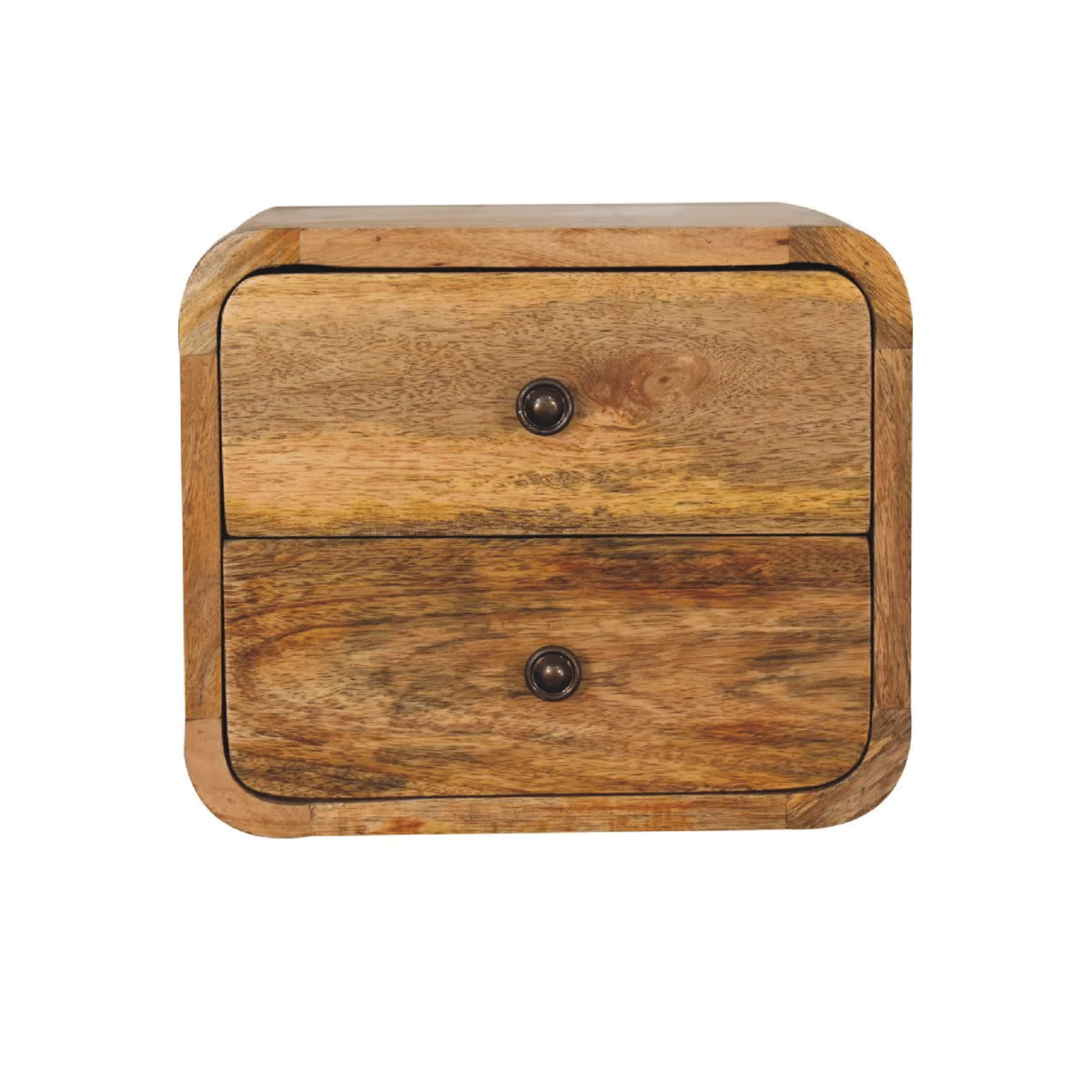 Bedside Table - TINY Wall Mounted Nightstand Oak 30cm