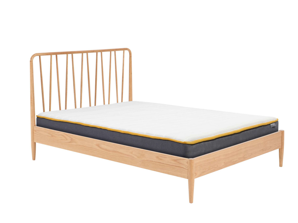 Rustic Jesper Oak Bed - King Size