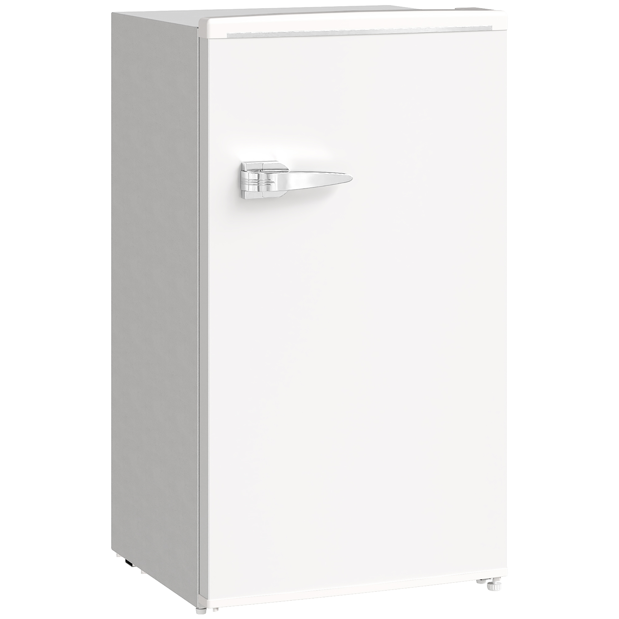 HERON Under Counter Fridge Small Retro Refrigerator White