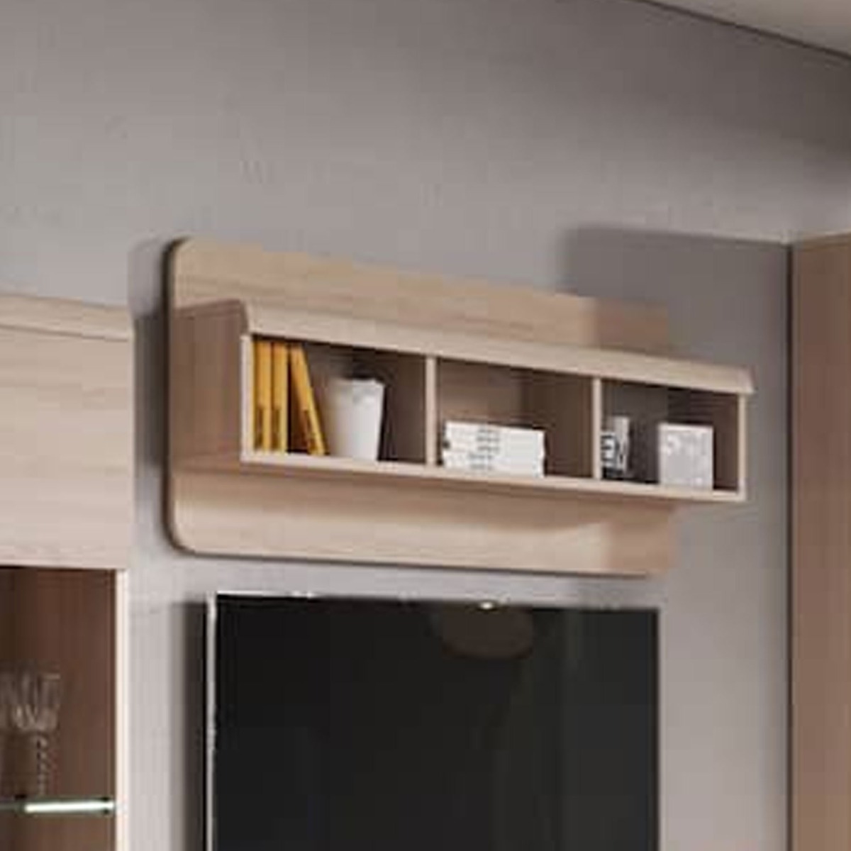 Kaleido Wall Shelf - Oak Sonoma