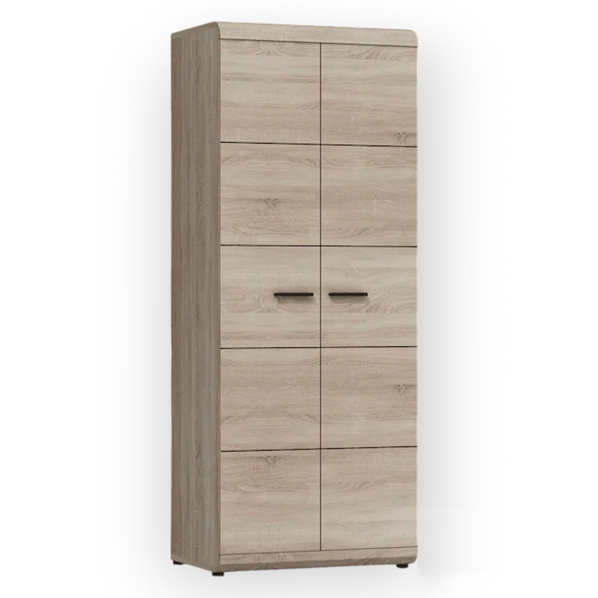 KALEIDO 2 Door Wardrobe Light Oak - 80cm