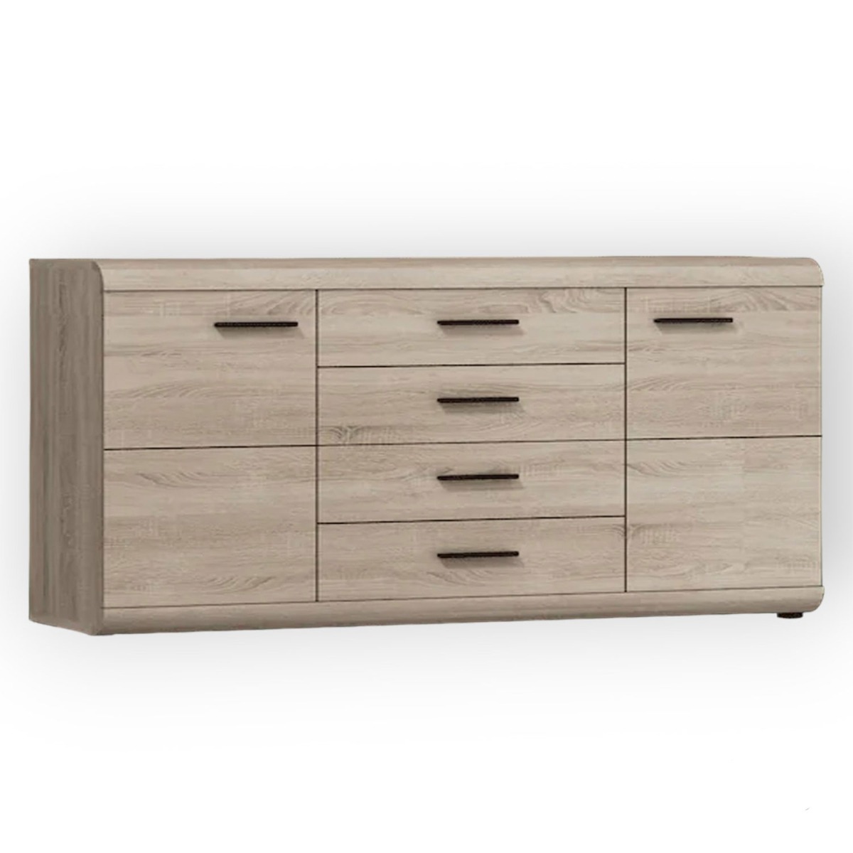 Kaleido Sideboard with 4 Drawers - Oak Sonoma