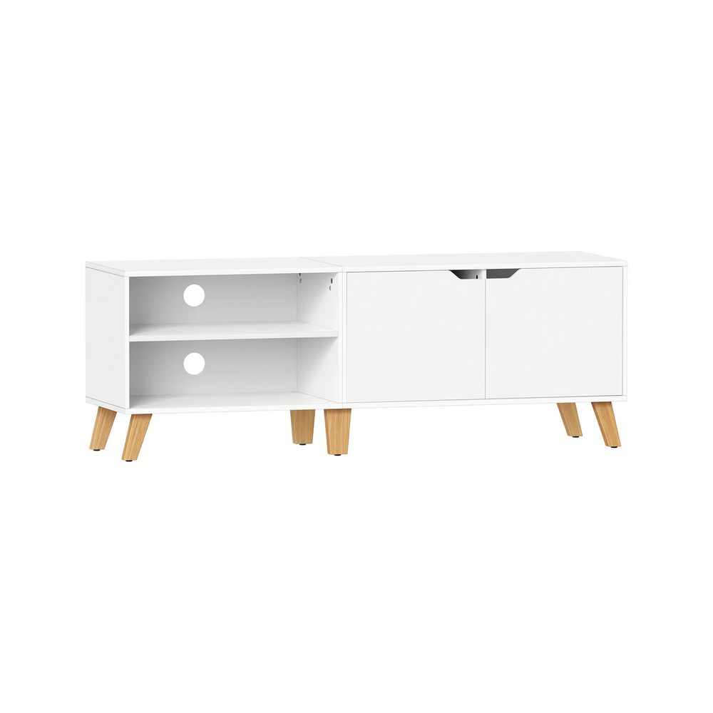 TV Cabinet with 2 Doors - White