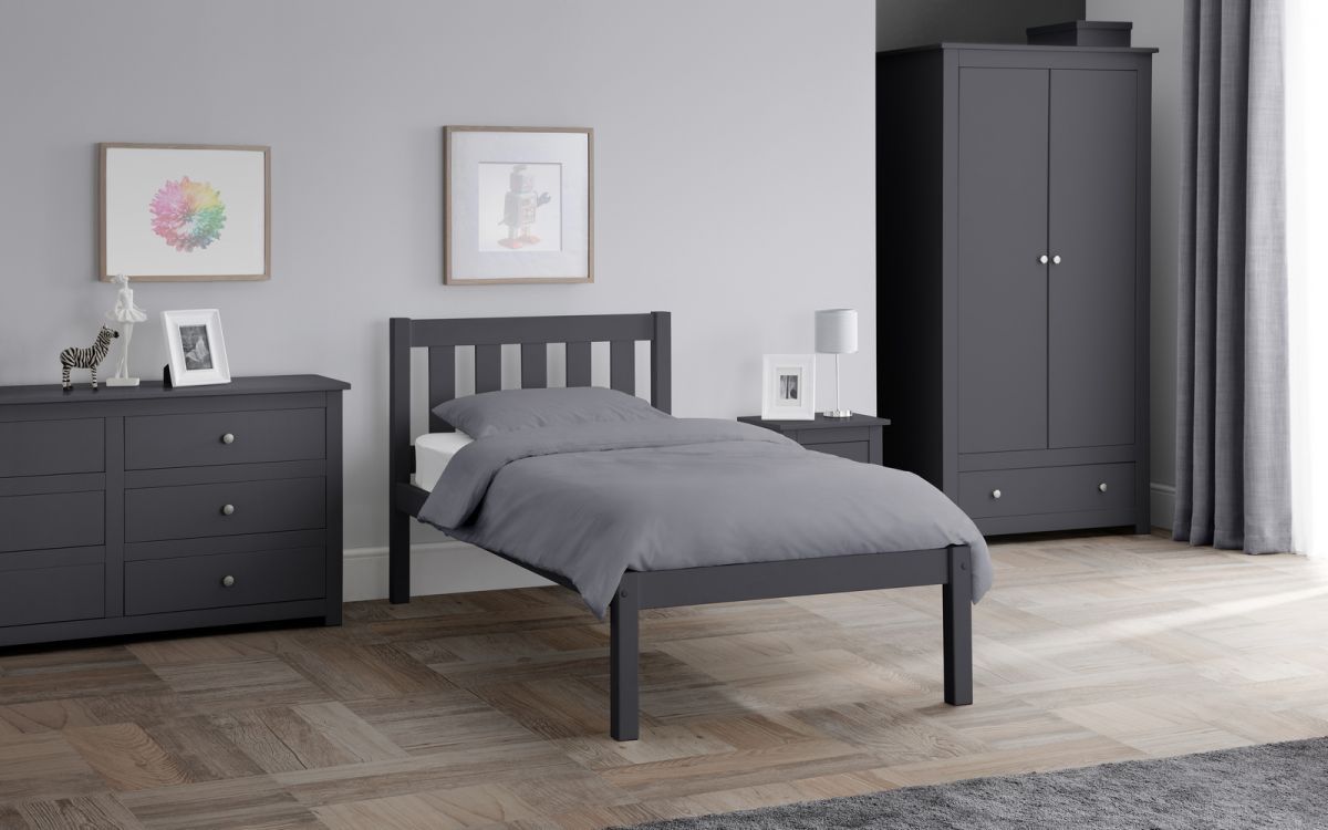 Luna Bed 135cm Anthracite