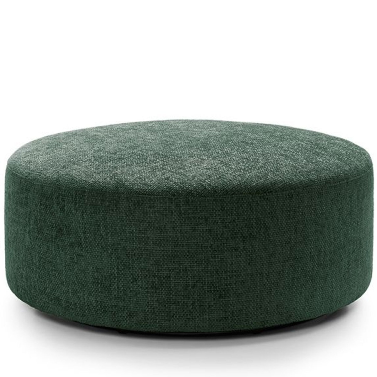 ZAZZLES Smart Linen Large Swivel Footstool - Jungle Green