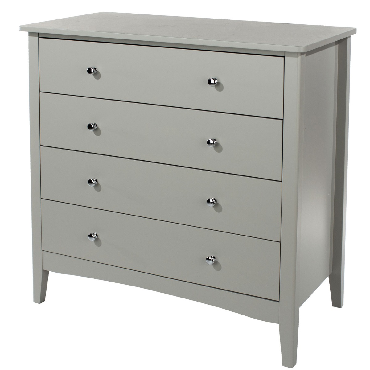 CASCAIS Grey Chest of Drawers - Medium-sized, 4 Drawers