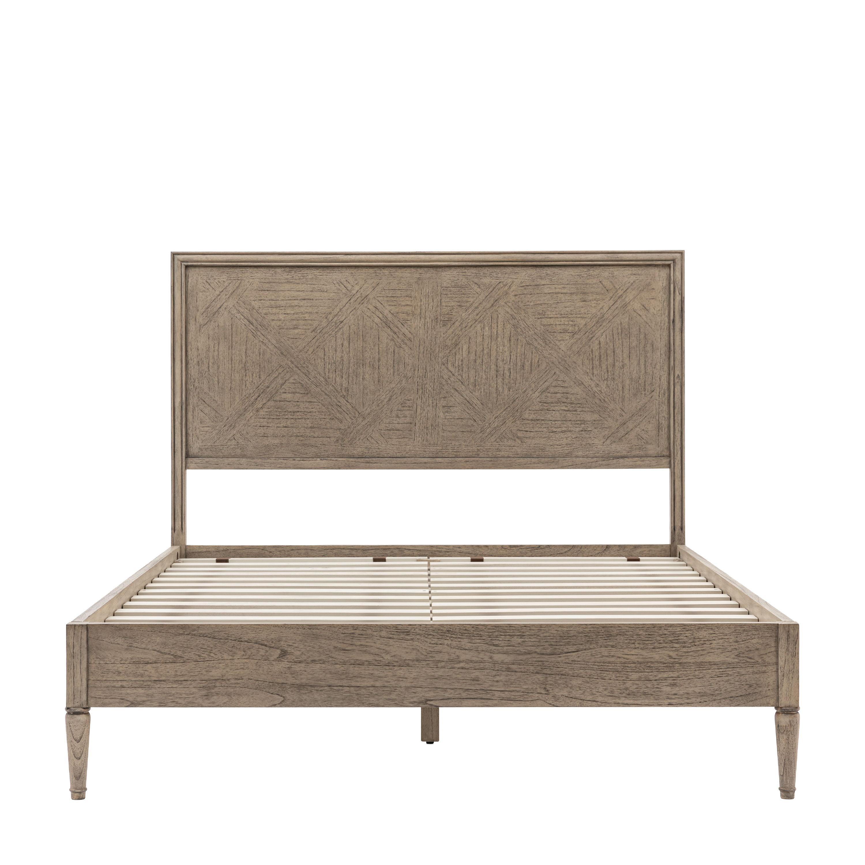 OAKLEIGH Kingsize Wooden Bedframe - Oak