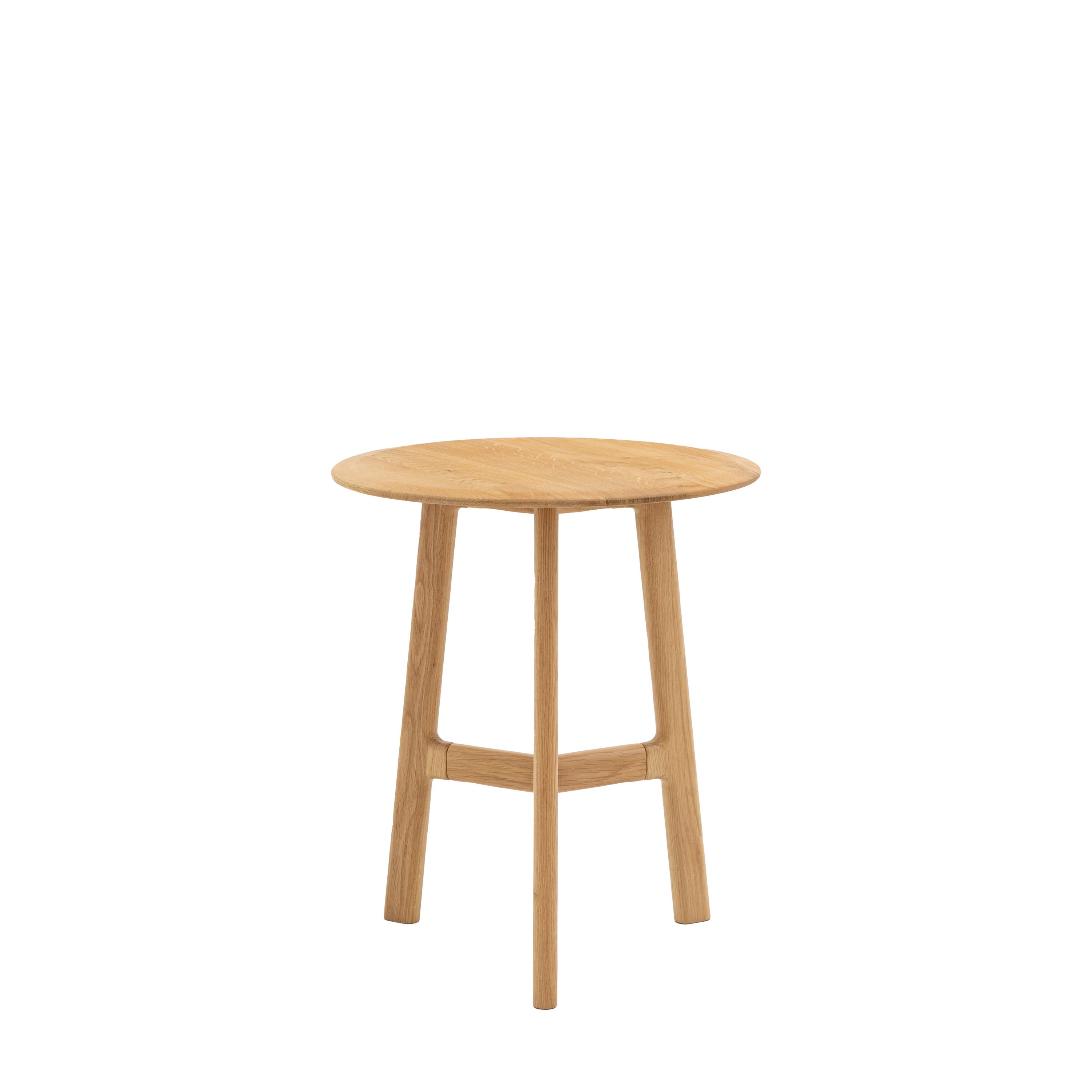 THORNWELL Round Side Table - Medium Oak