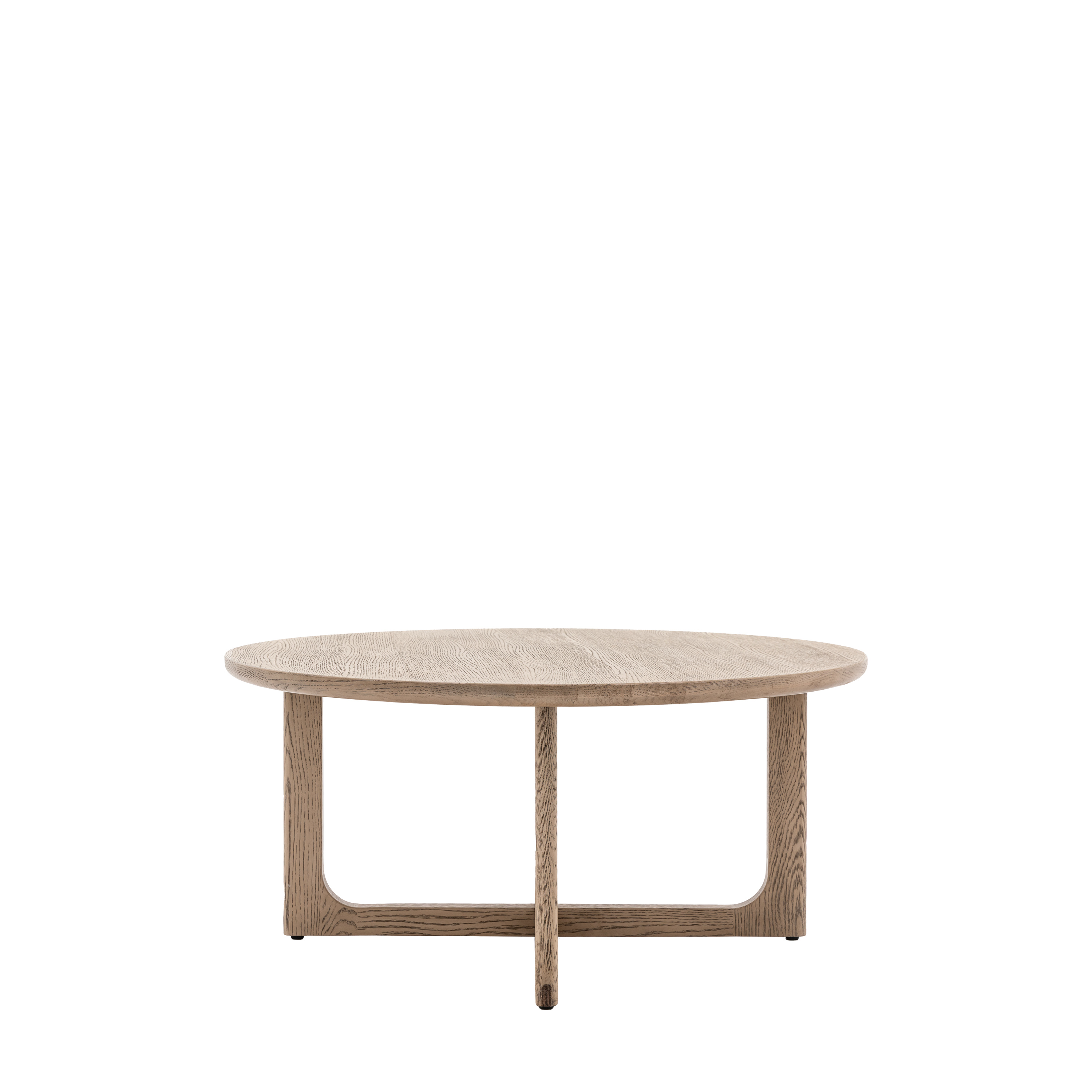 ARTISAN Round Coffee Table - Dark Oak