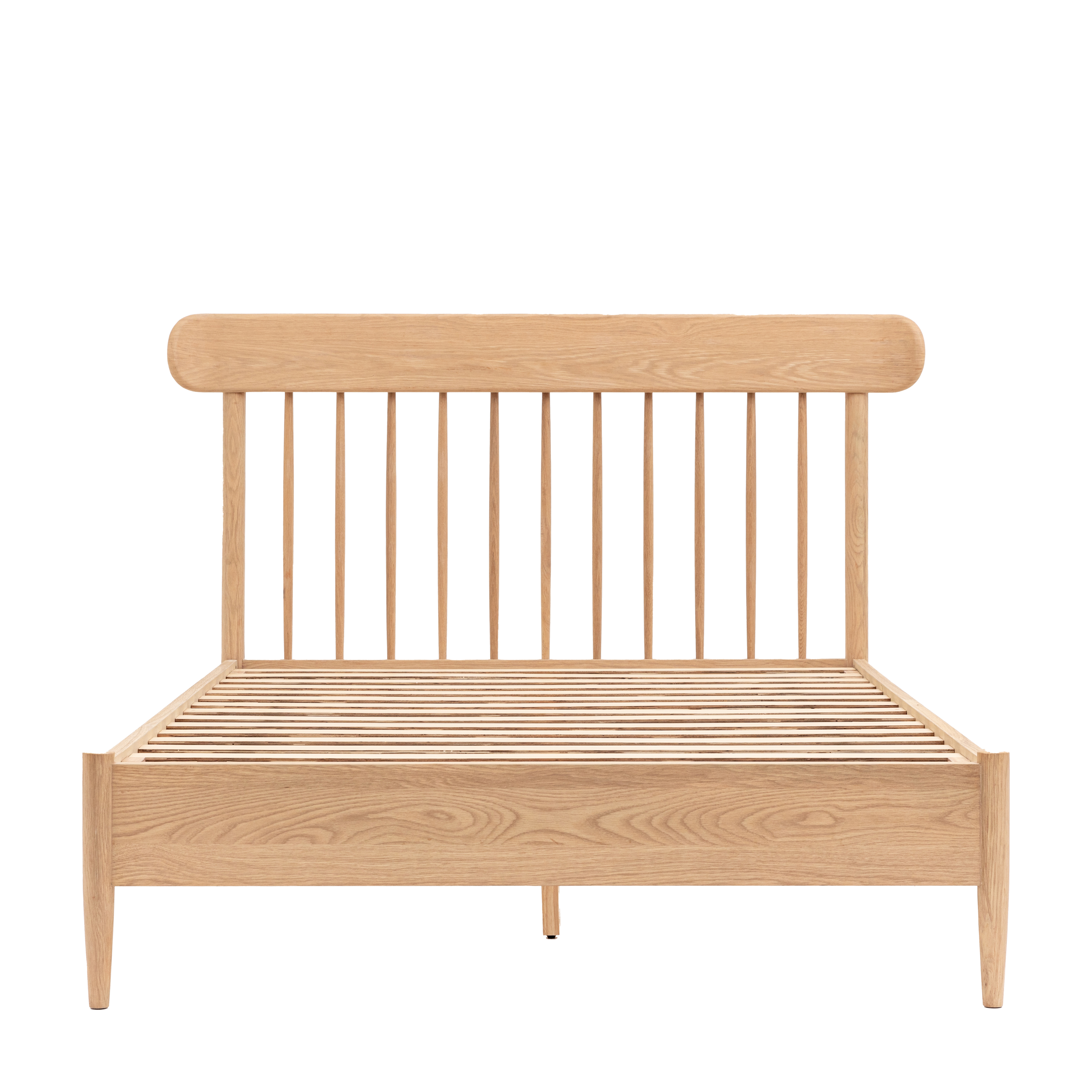 BANBURY Kingsize Wooden Spindle Bedframe - Natural