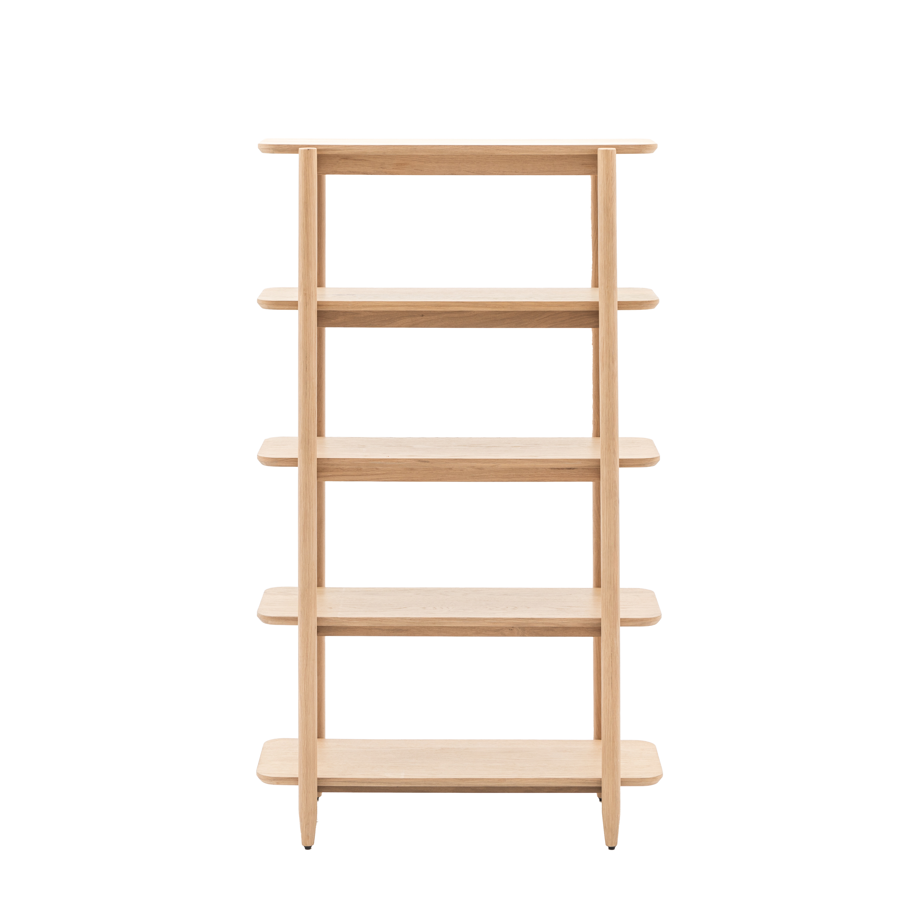 BANBURY Tall Open Display Rack - Light Oak