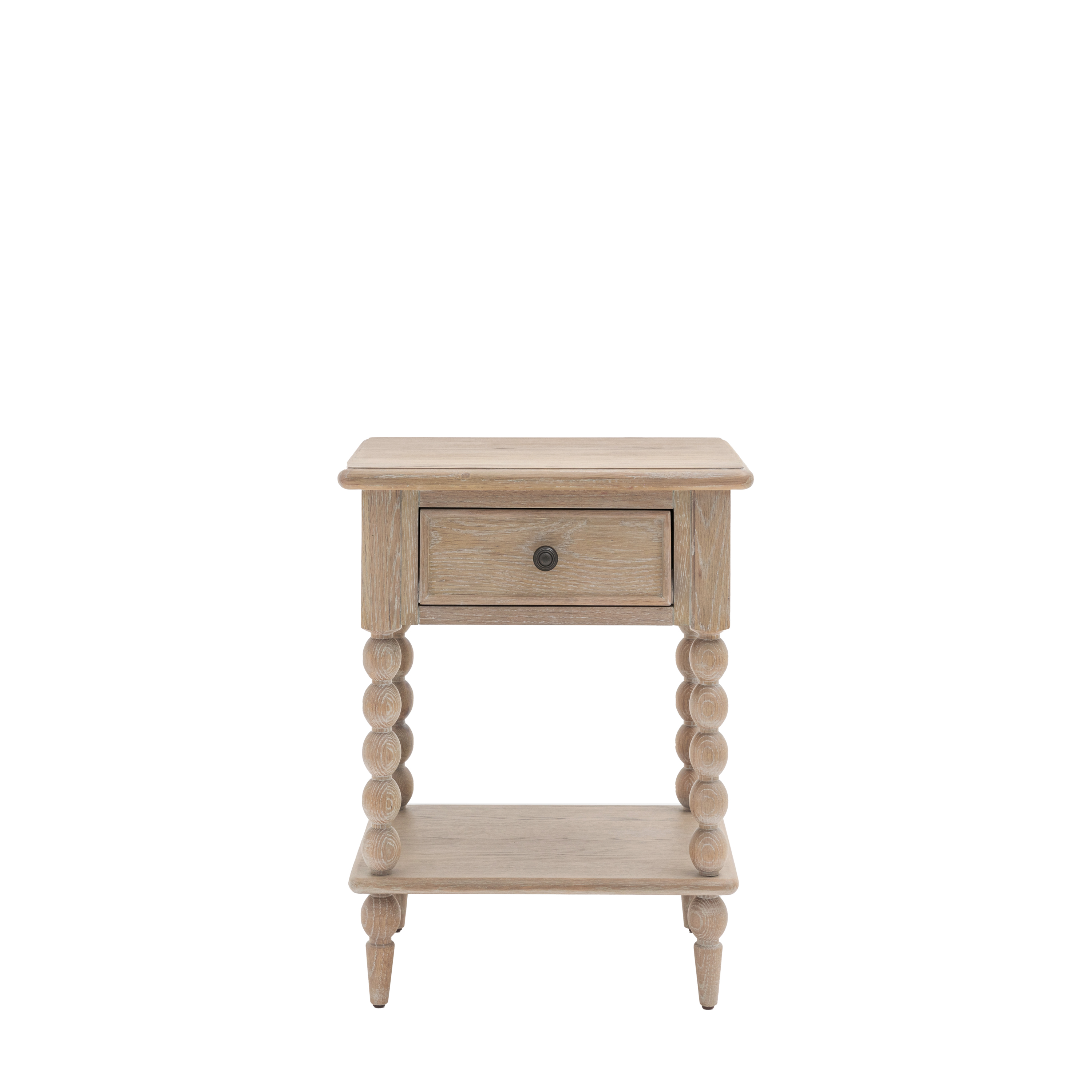 STONELEIGH 1 Drawer Bedside Table - Light Oak