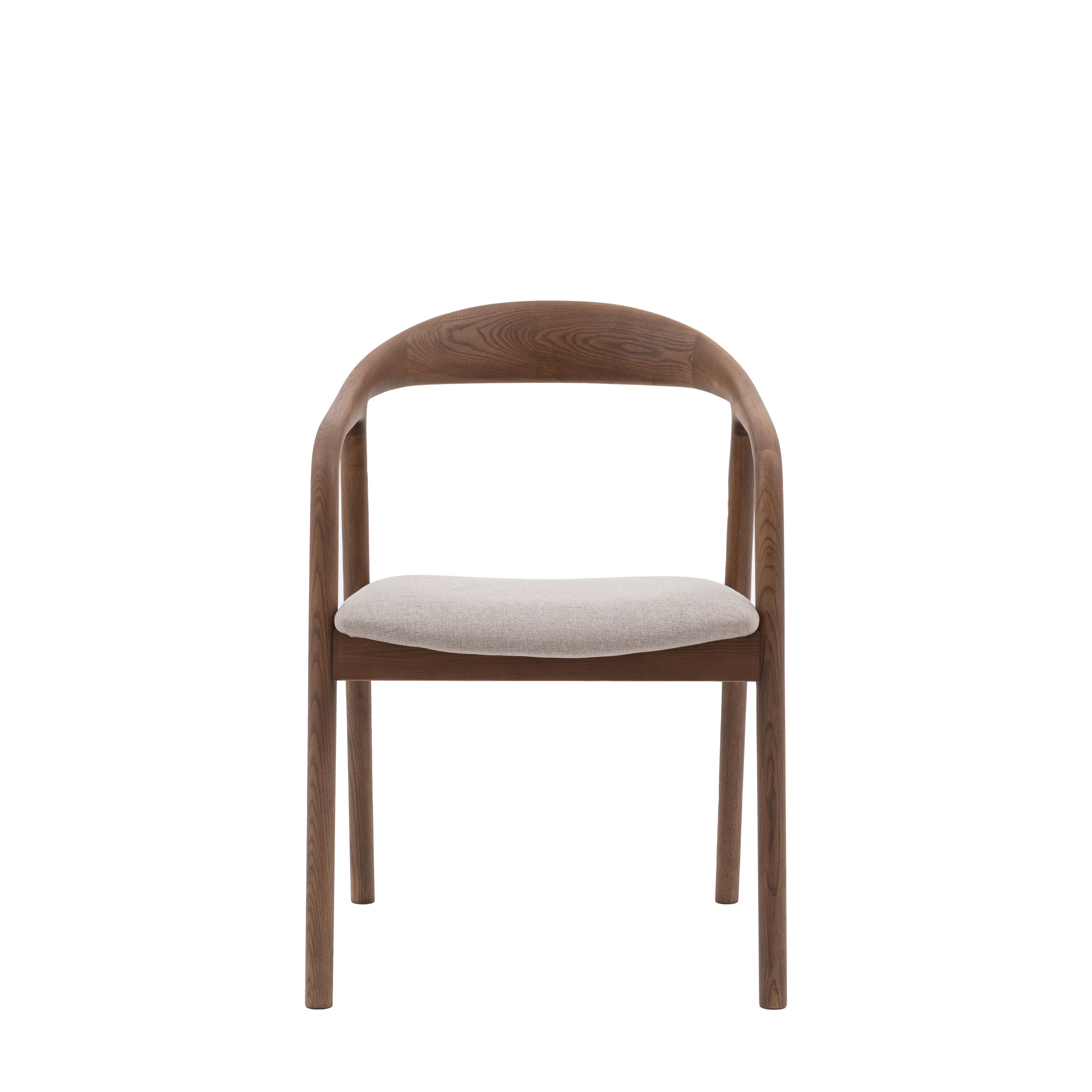 THORNWELL Dining Chair with Seat Cushion Dark Oak - Set of 2