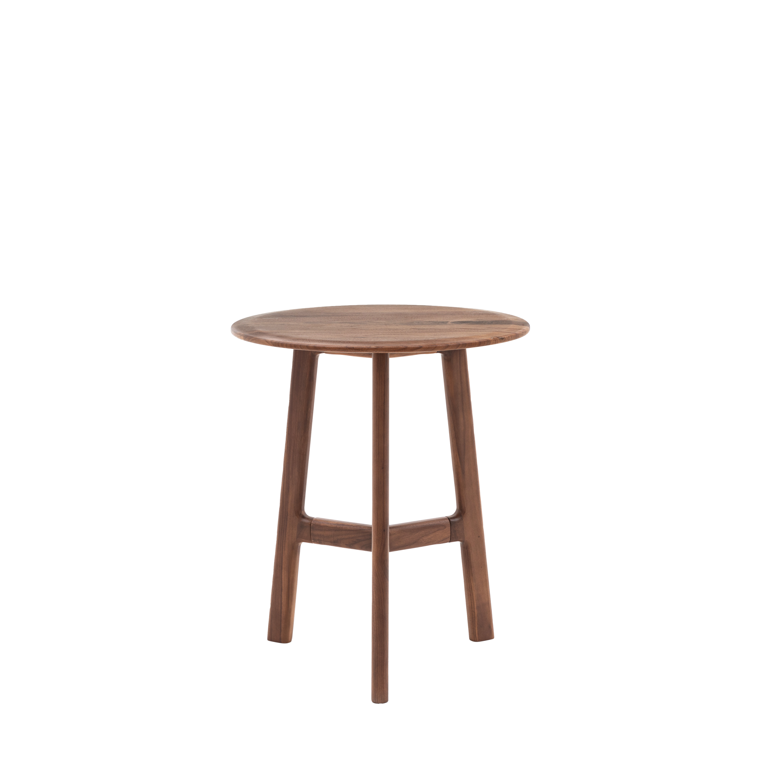 THORNWELL Round Side Table - Dark Oak