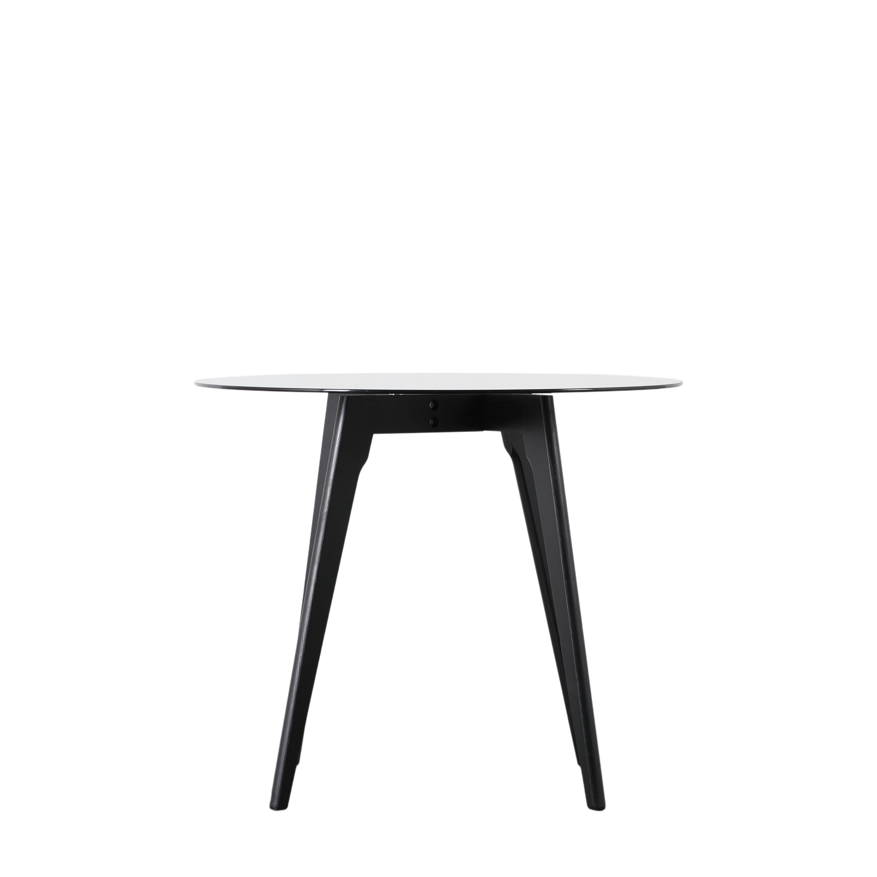 HARRINGTON Round Dining Table - Black