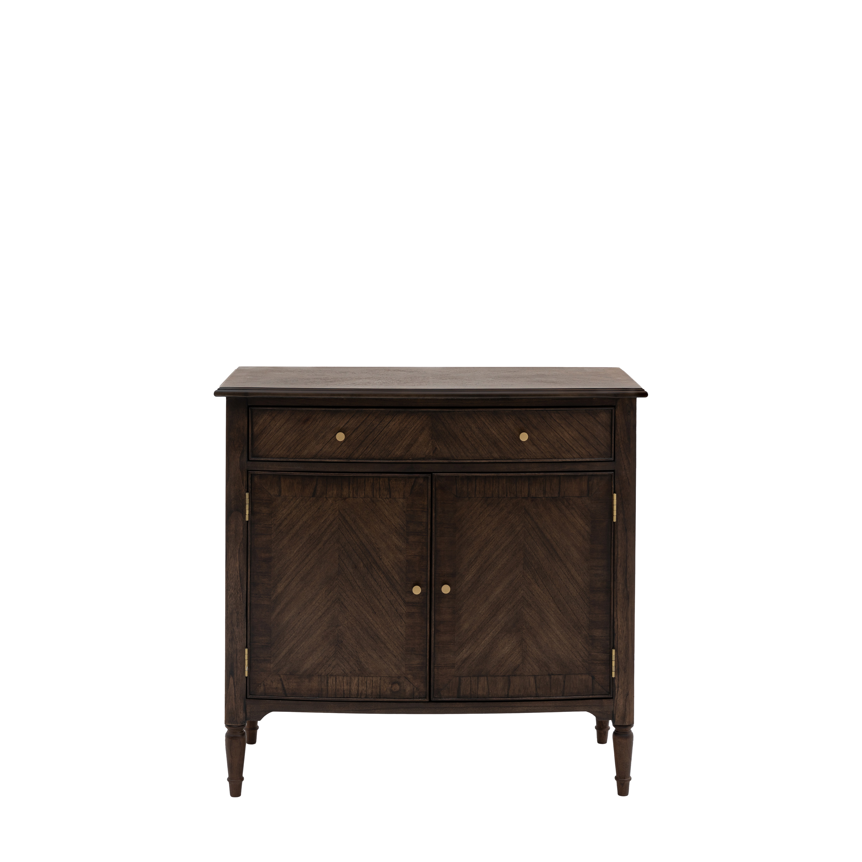 WHITCOMBE 2 Door 1 Drawer Sideboard - Dark Oak