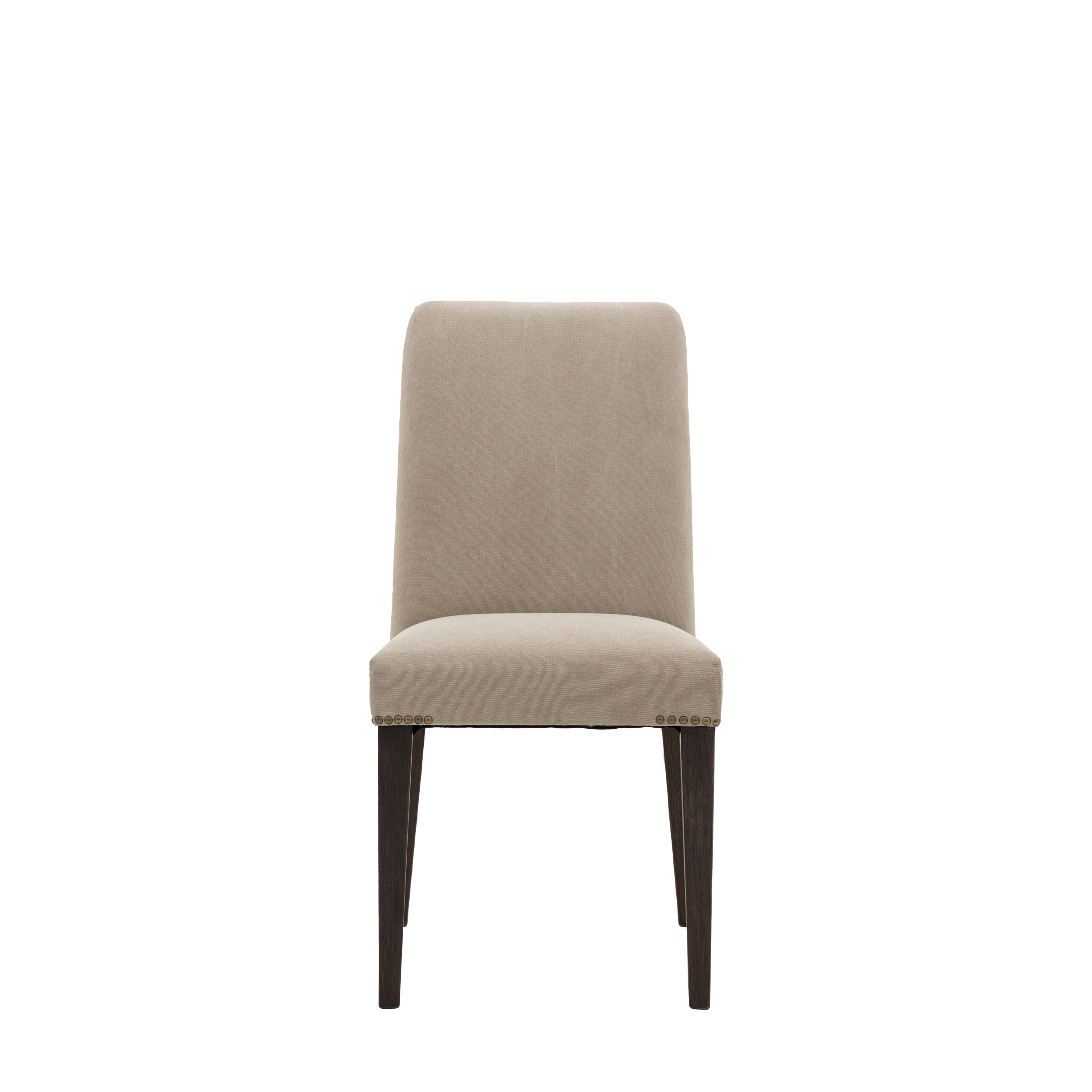 WHITCOMBE Dining Chair Cement Linen - Set of 2