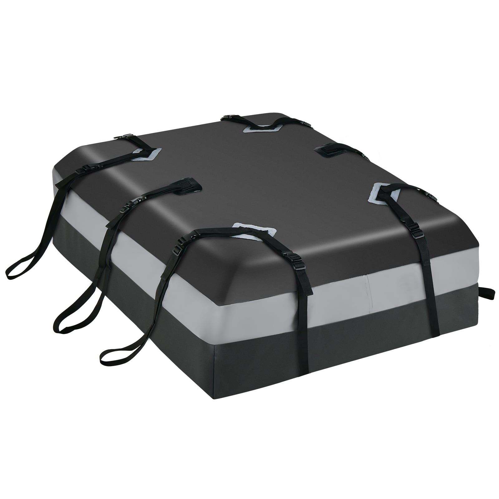LUMIVALE Waterproof Rooftop Luggage Bag with Mat and 6 Door Hooks-Grey