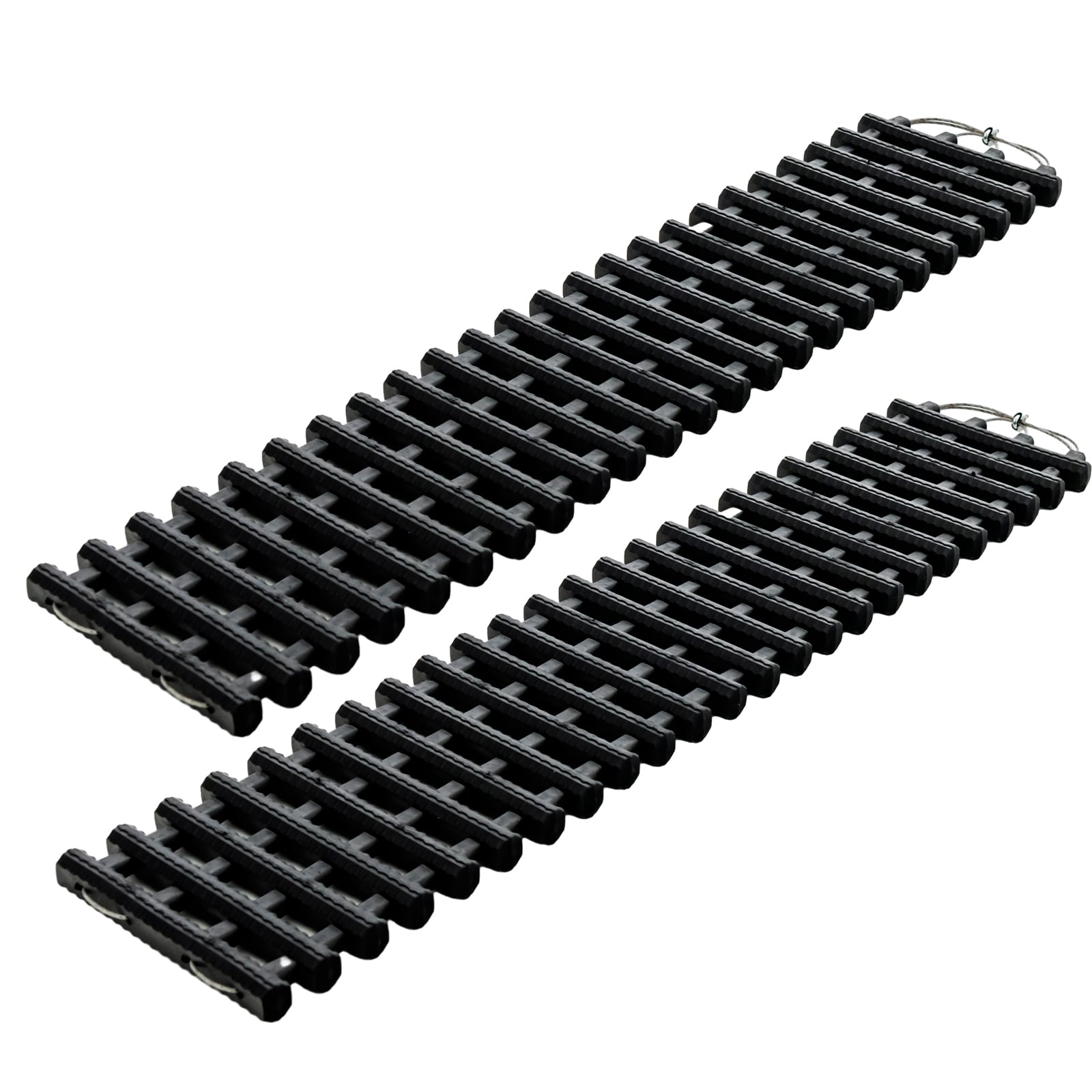 GLOWTARA Tire Traction Mats TPR Recovery Tracks with Bag-L