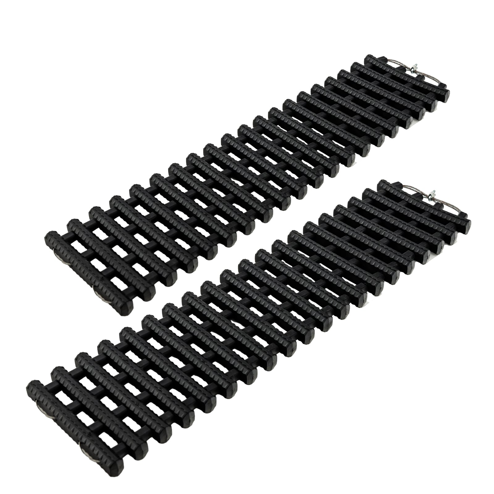 GLOWTARA Tire Traction Mats TPR Recovery Tracks with Bag-M