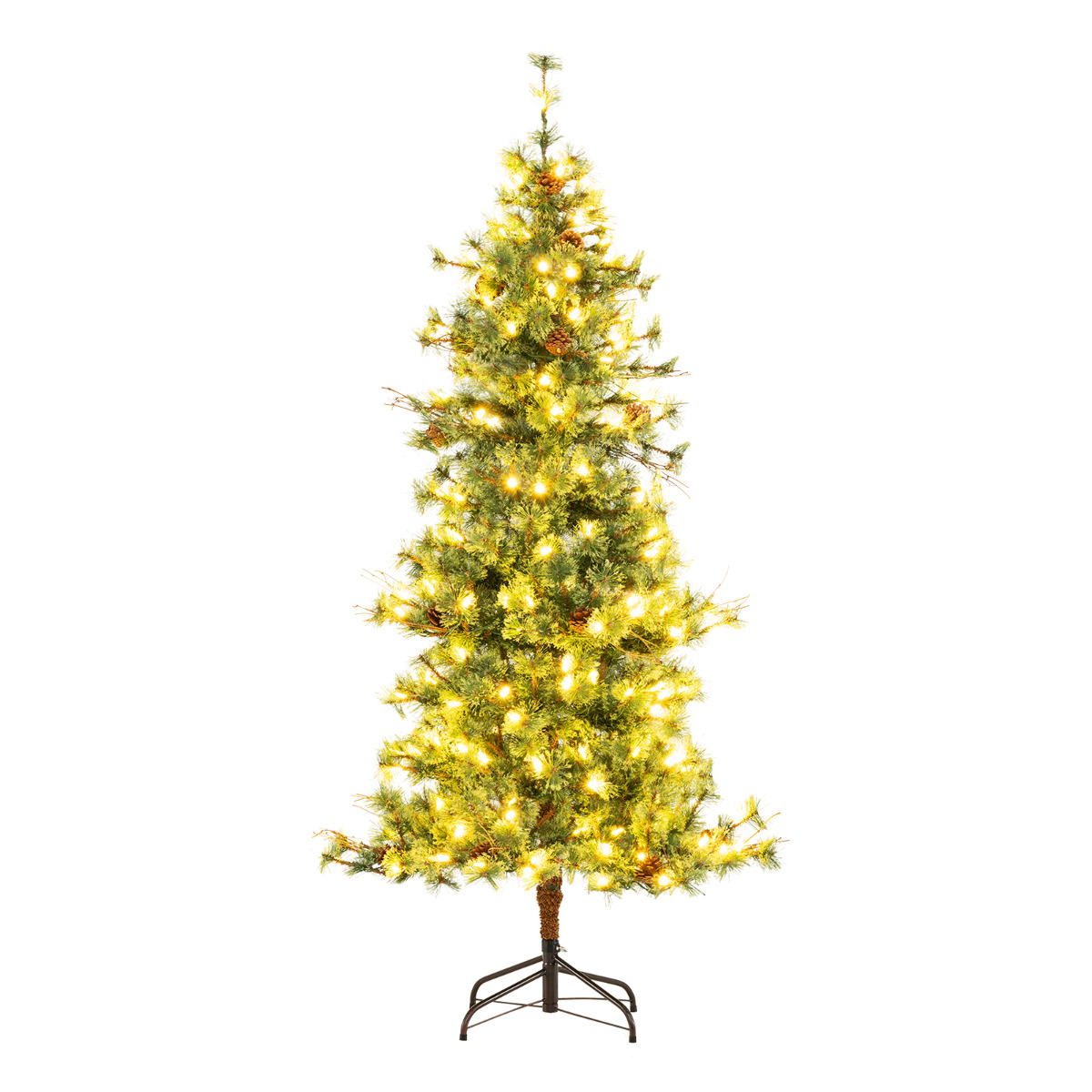 Artificial Christmas Tree with Branch Tips & Needles - 180 cm
