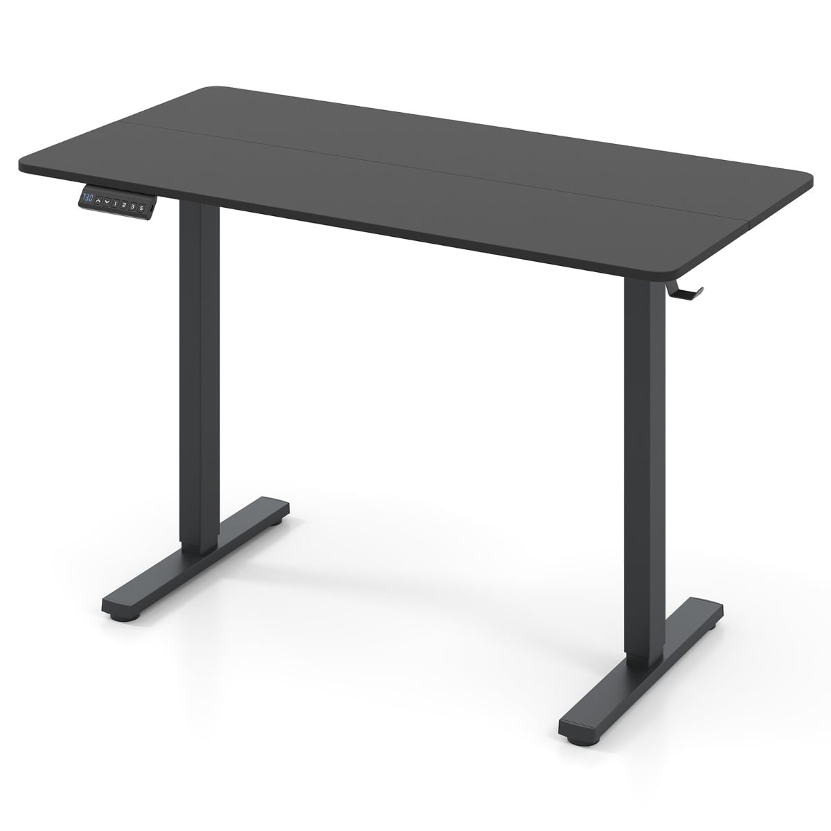 XIREL 120 x 60cm Electric Standing Computer Desk with 3 Memory Preset-Black