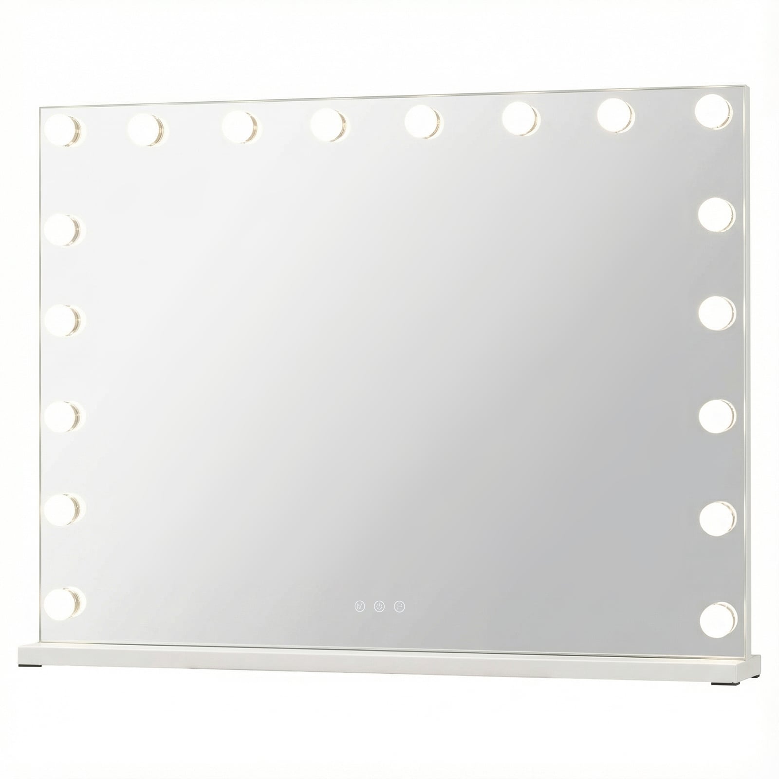 WAVOR Hollywood Vanity Mirror with 3 Light Colors and Adjustable Brightness-White-L