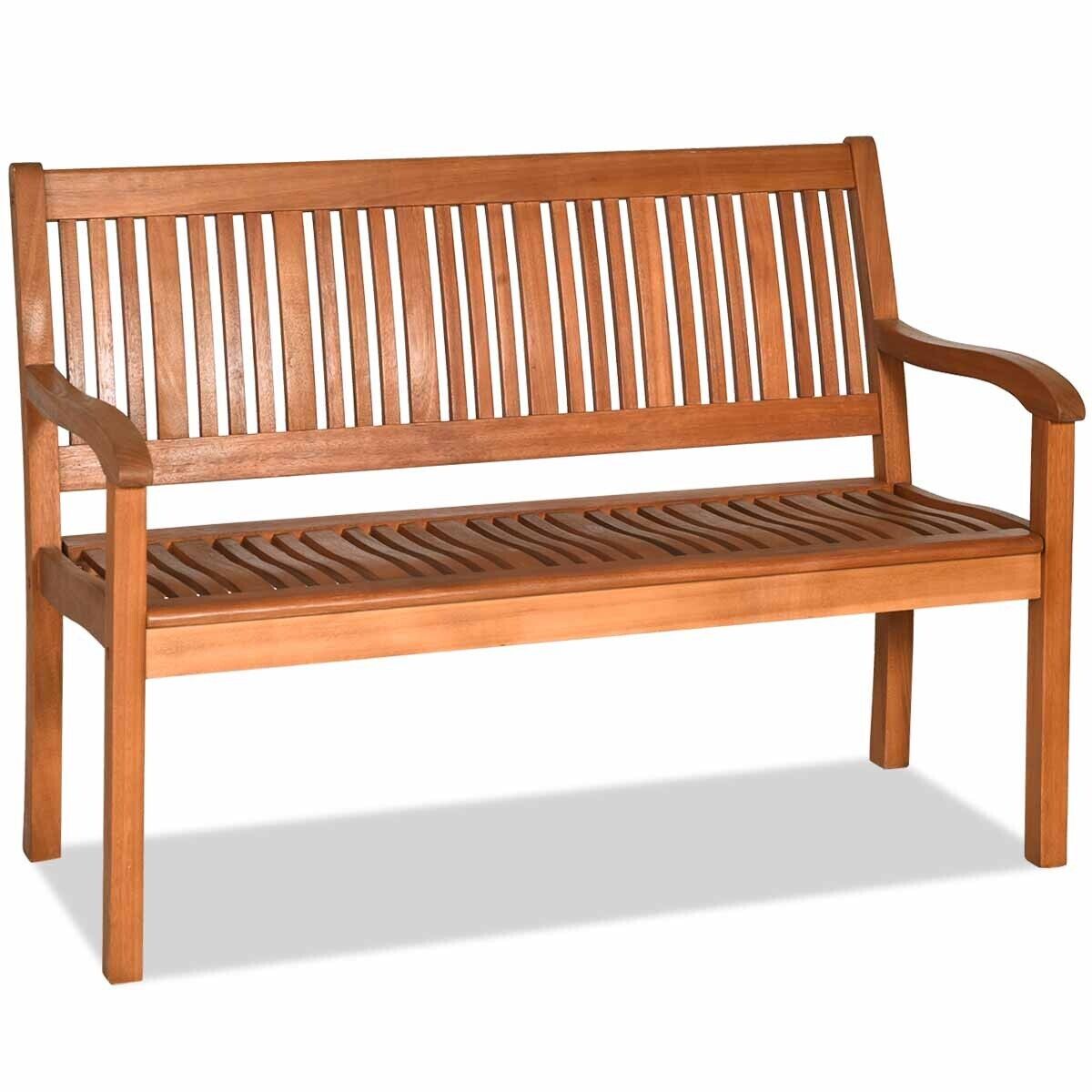 Garden Bench - 2 Seater Garden Bench for Balcony Patio Backyard and Poolside