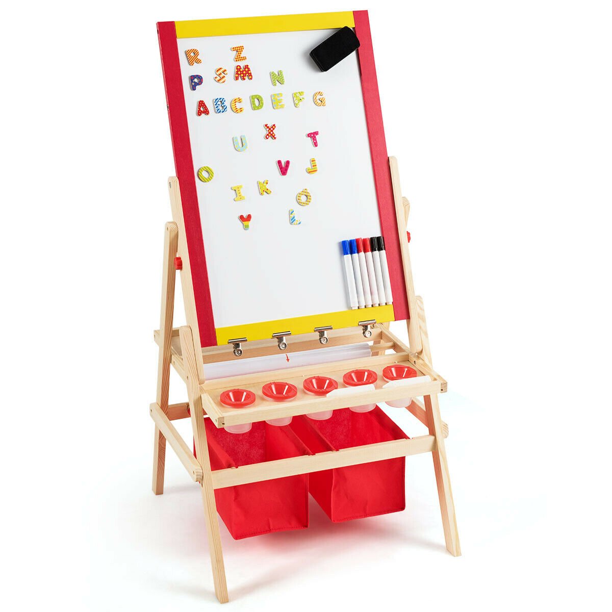 Easel - Children's Double Sided Easel with Storage Bags