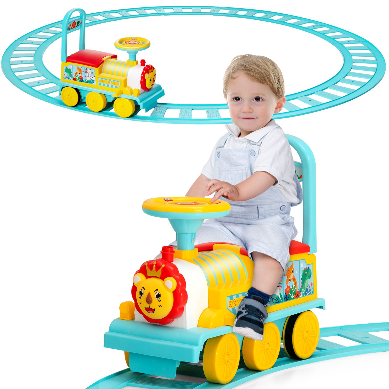 Kids Electric Car - 6V Battery Powered Electric Ride On Car - Blue