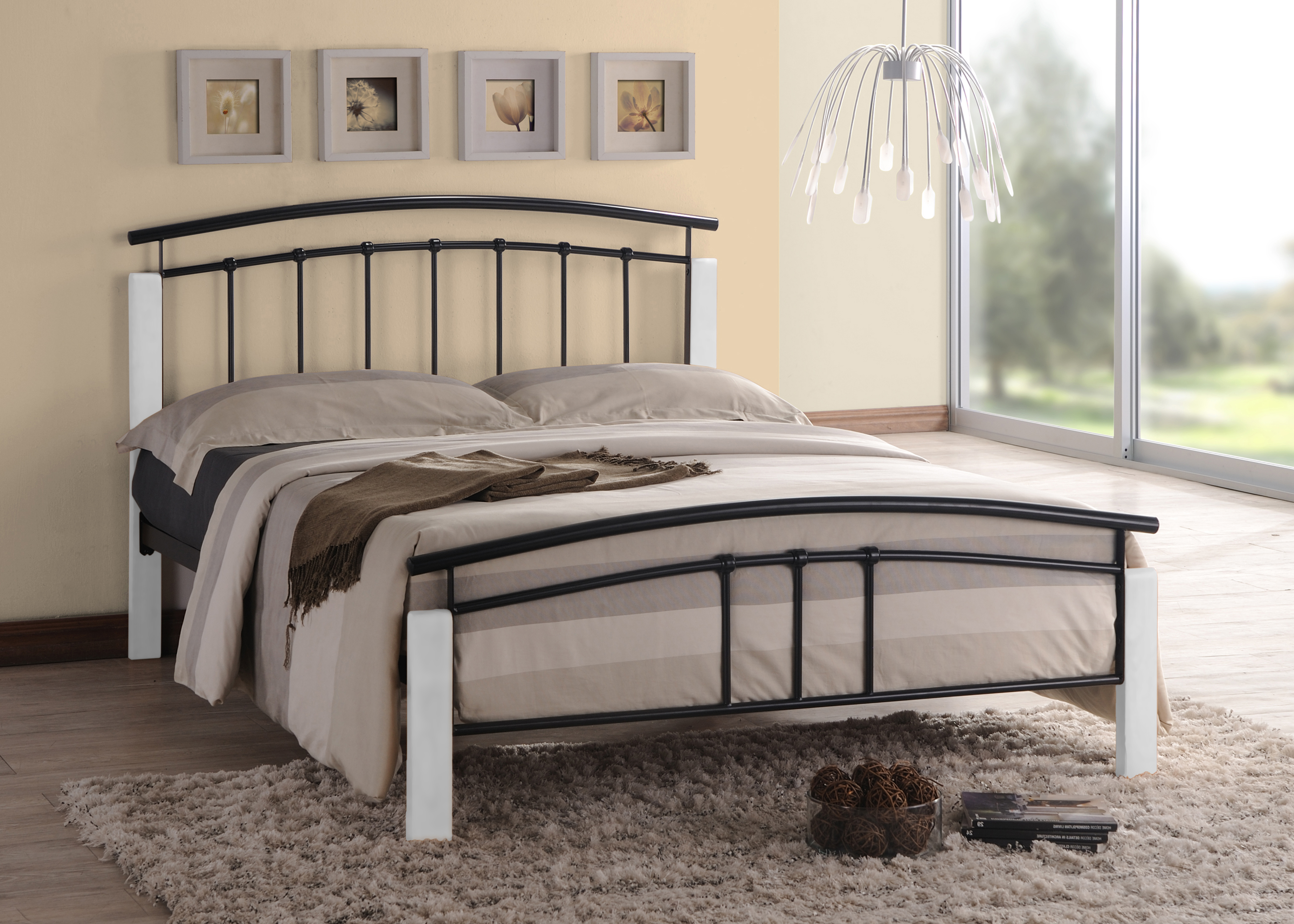 Single Bed - TETRAVON 3ft Metal Bed Black