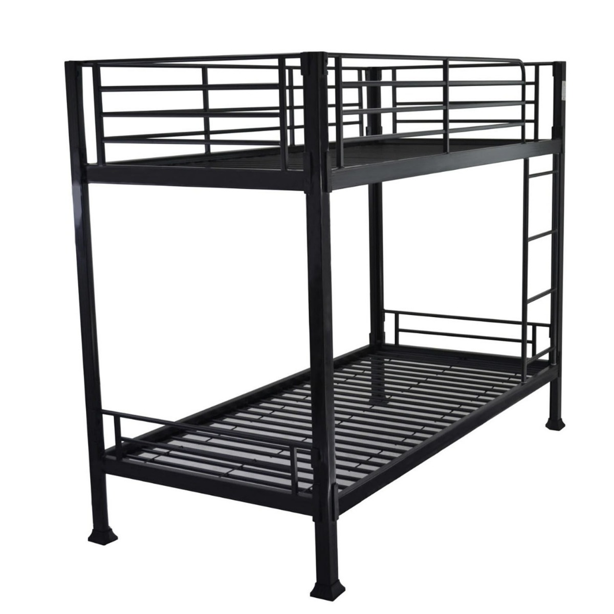 NOBRA Metal Single Bunk Bed Frame - Black