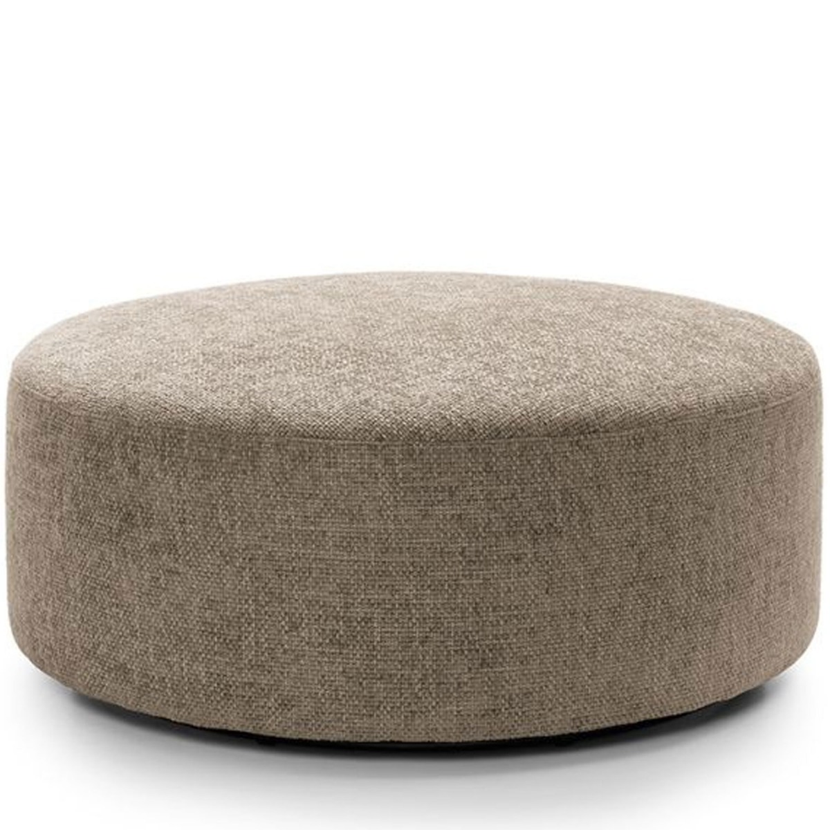 ZAZZLES Smart Linen Large Swivel Footstool - Taupe
