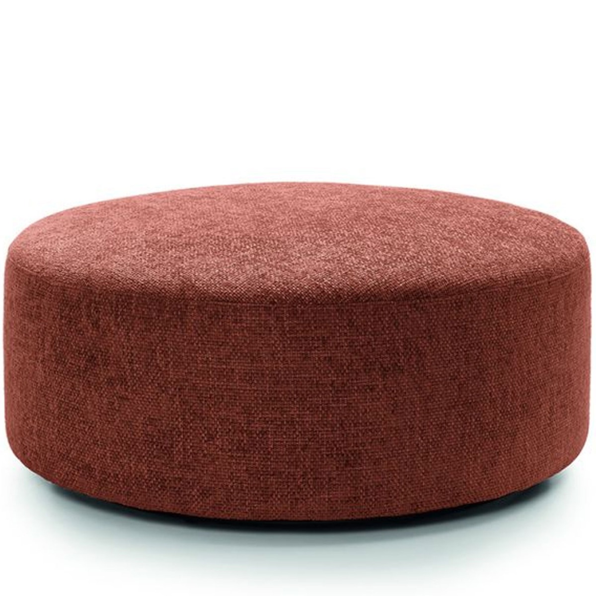 ZAZZLES Smart Linen Large Swivel Footstool - Burnt Orange