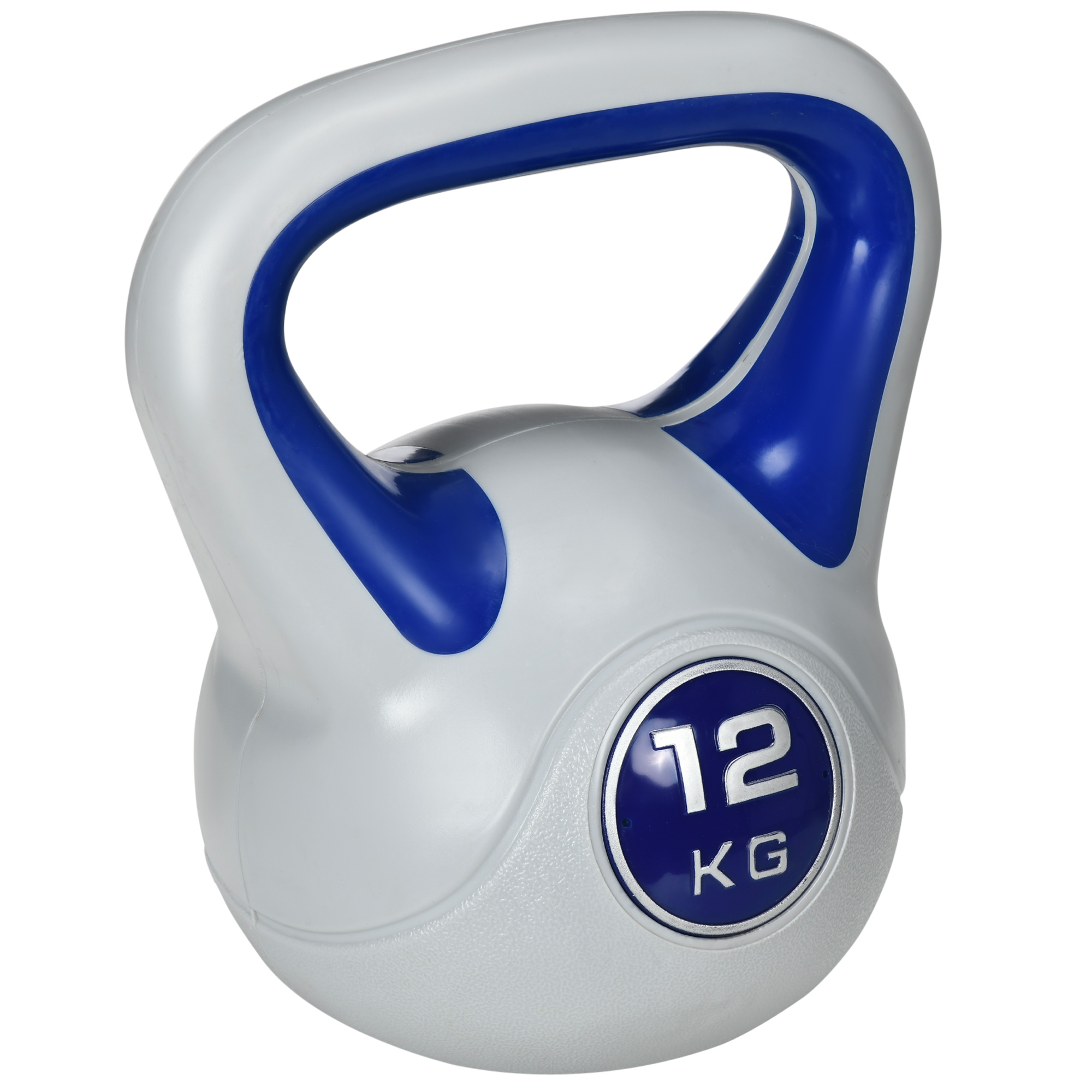 SPORTEDGE Kettlebell Kettle Bells with Handle Dark Blue and Grey