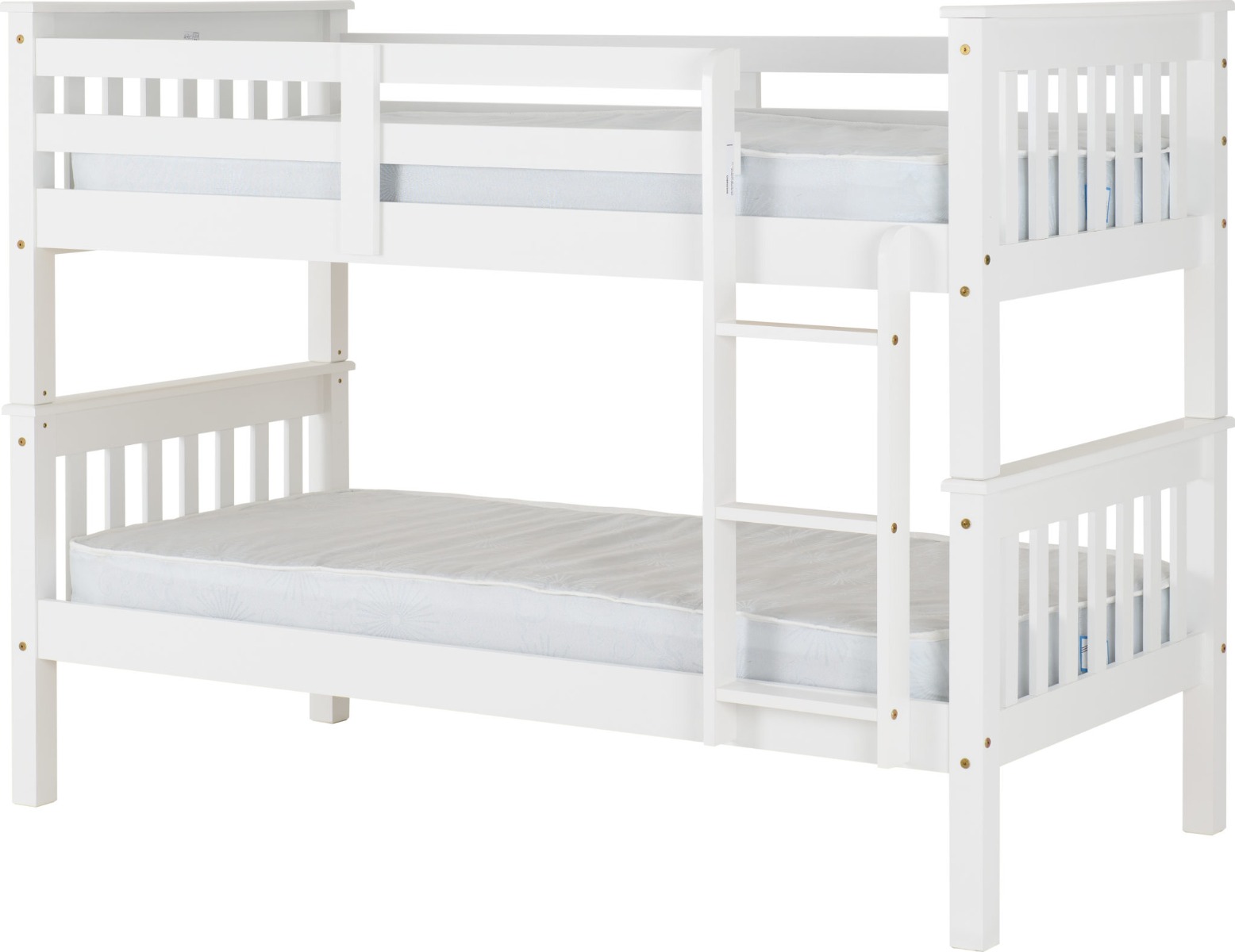 Neptune 3ft Single Bunk Bed - White