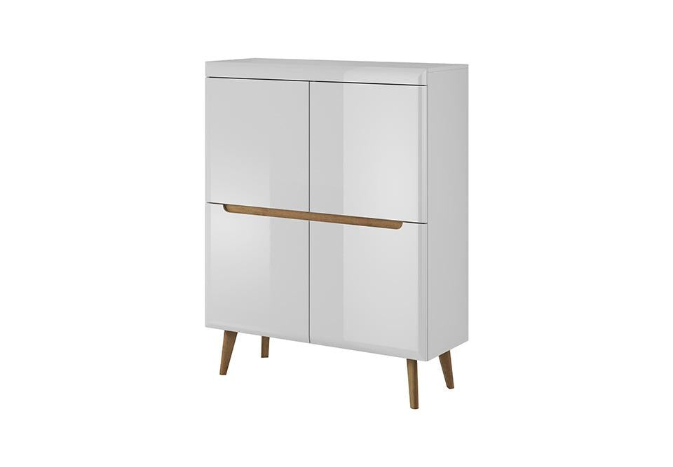 Serie 2 Door Sideboard Cabinet - White