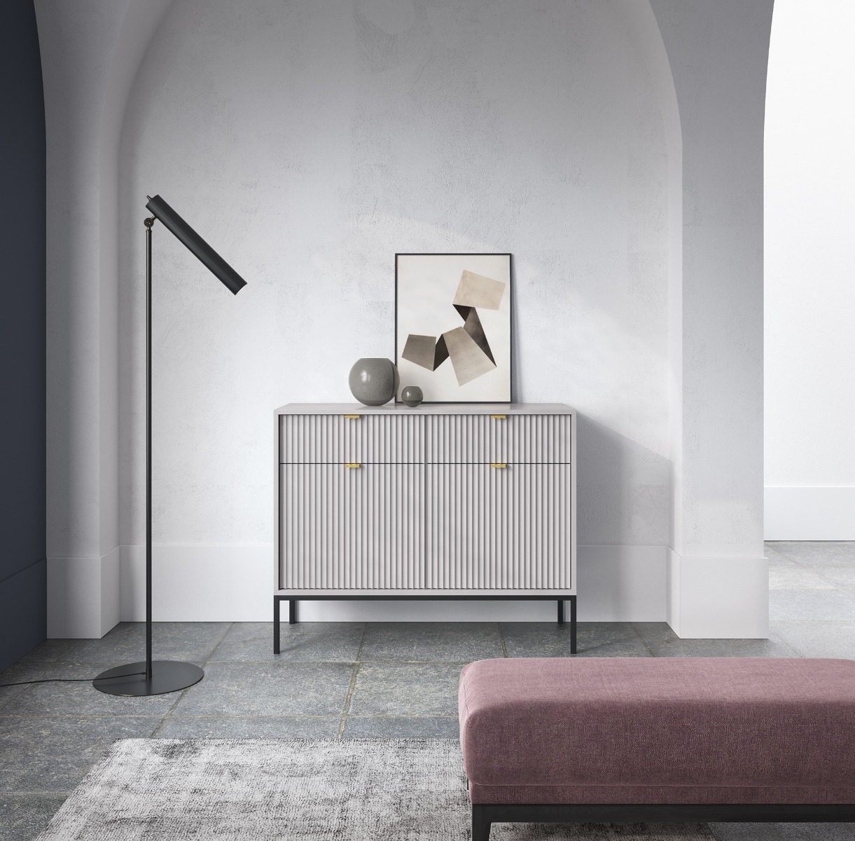 DYFED Sideboard 104cm - Grey