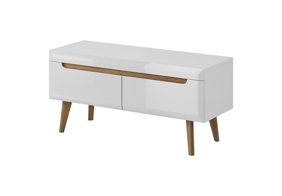 Serie TV Cabinet - White Gloss