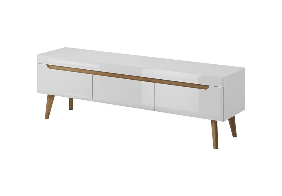 Serie Large TV Cabinet - White Gloss