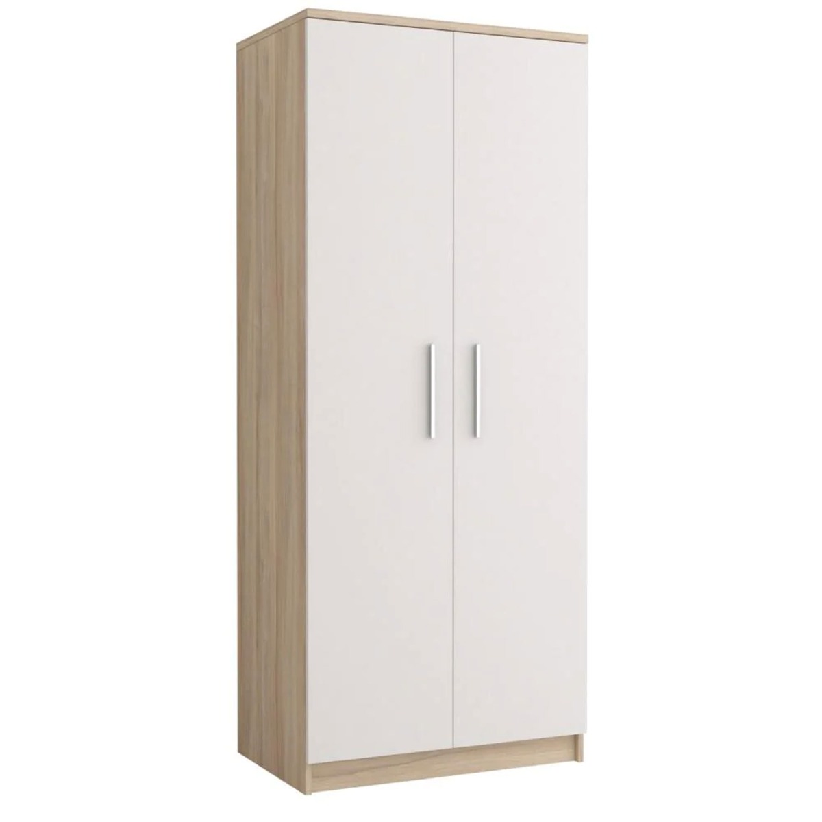 ORMISTON 2 Door Wardrobe Light Oak - 80cm
