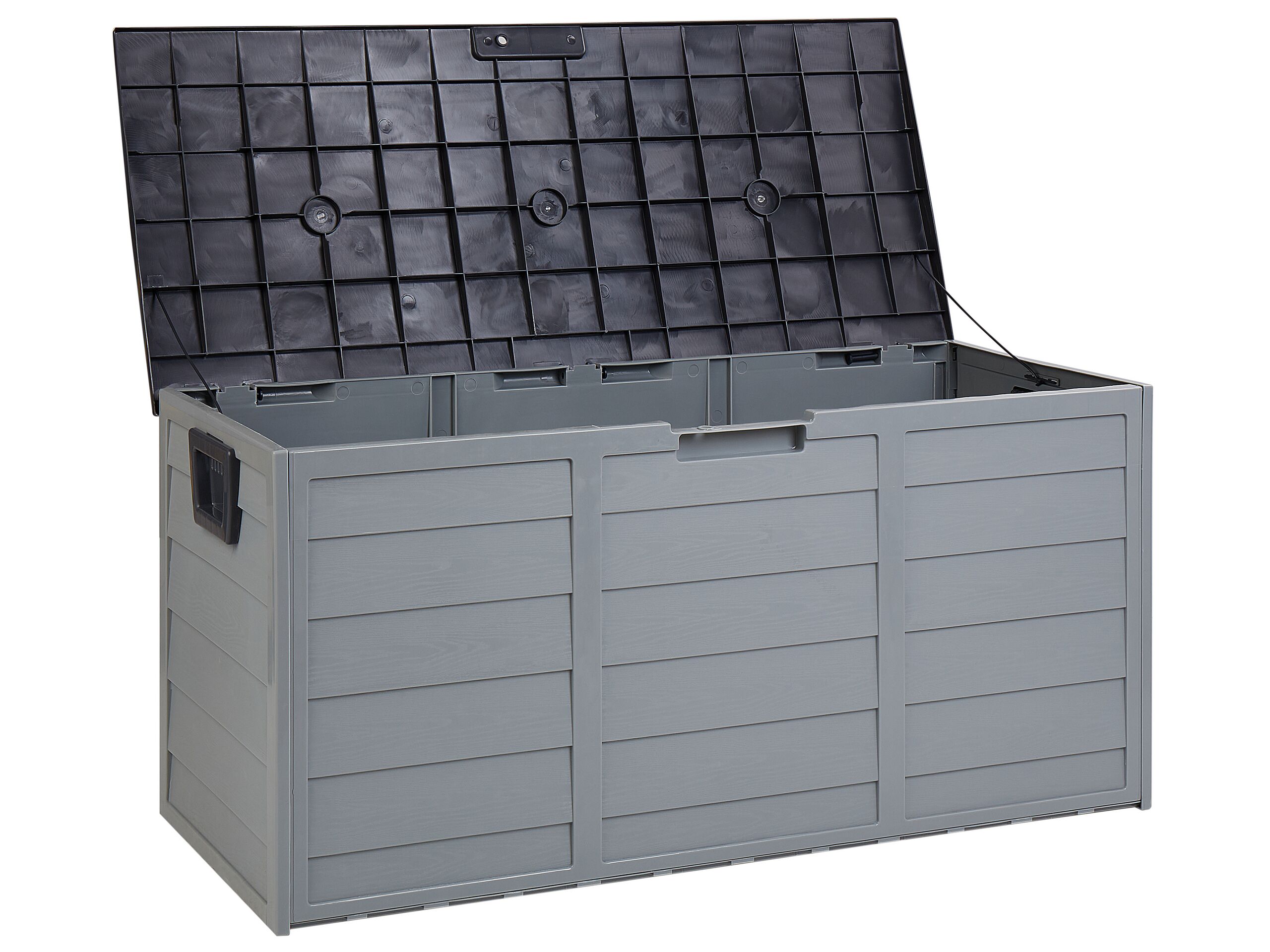 Storage Box LOCARNO 112 cm 50 cm Grey