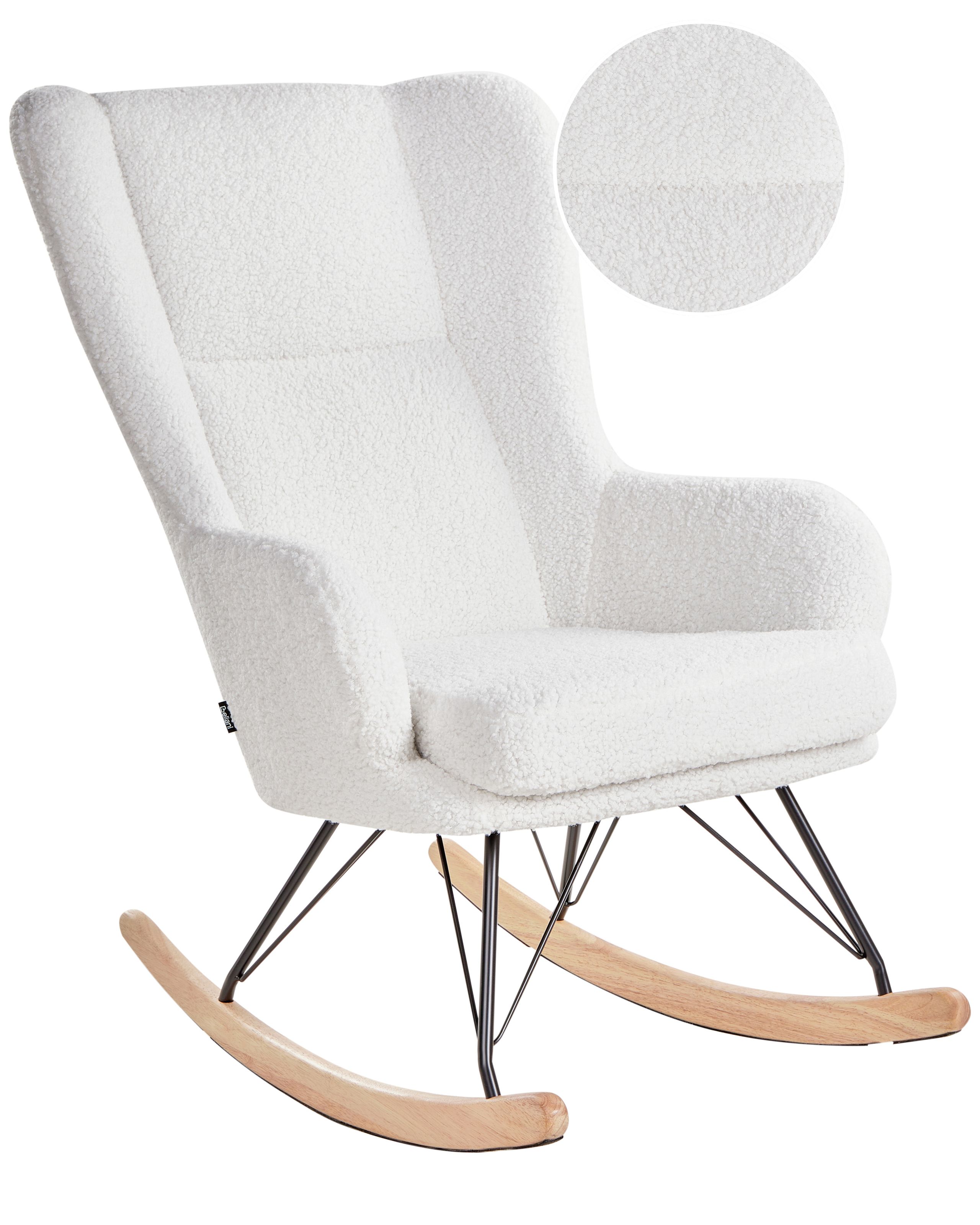 LUOAM Rocking Chair Boucle Off-White